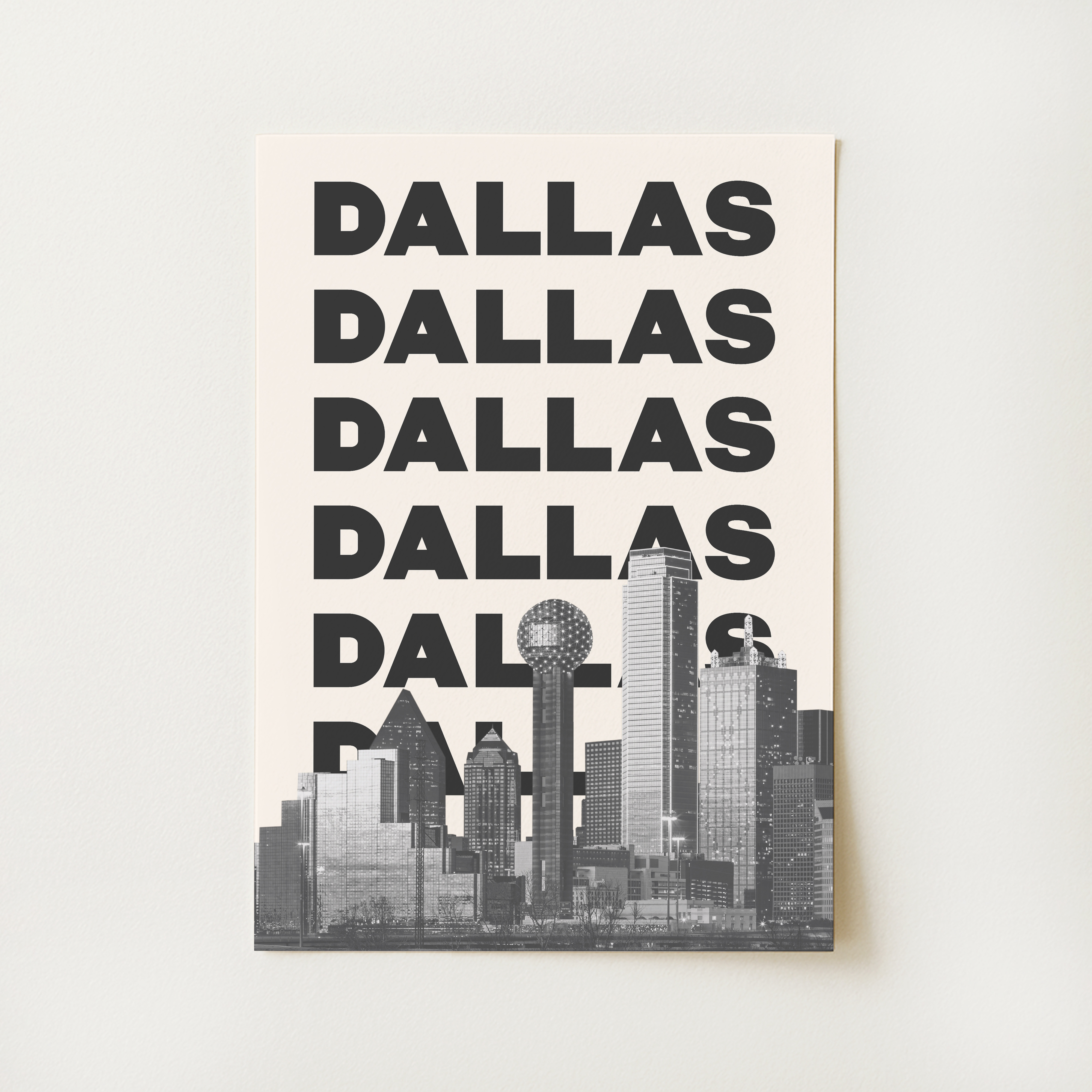 Dallas Travel Print