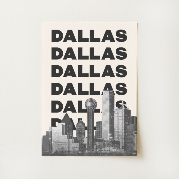 Dallas Travel Print