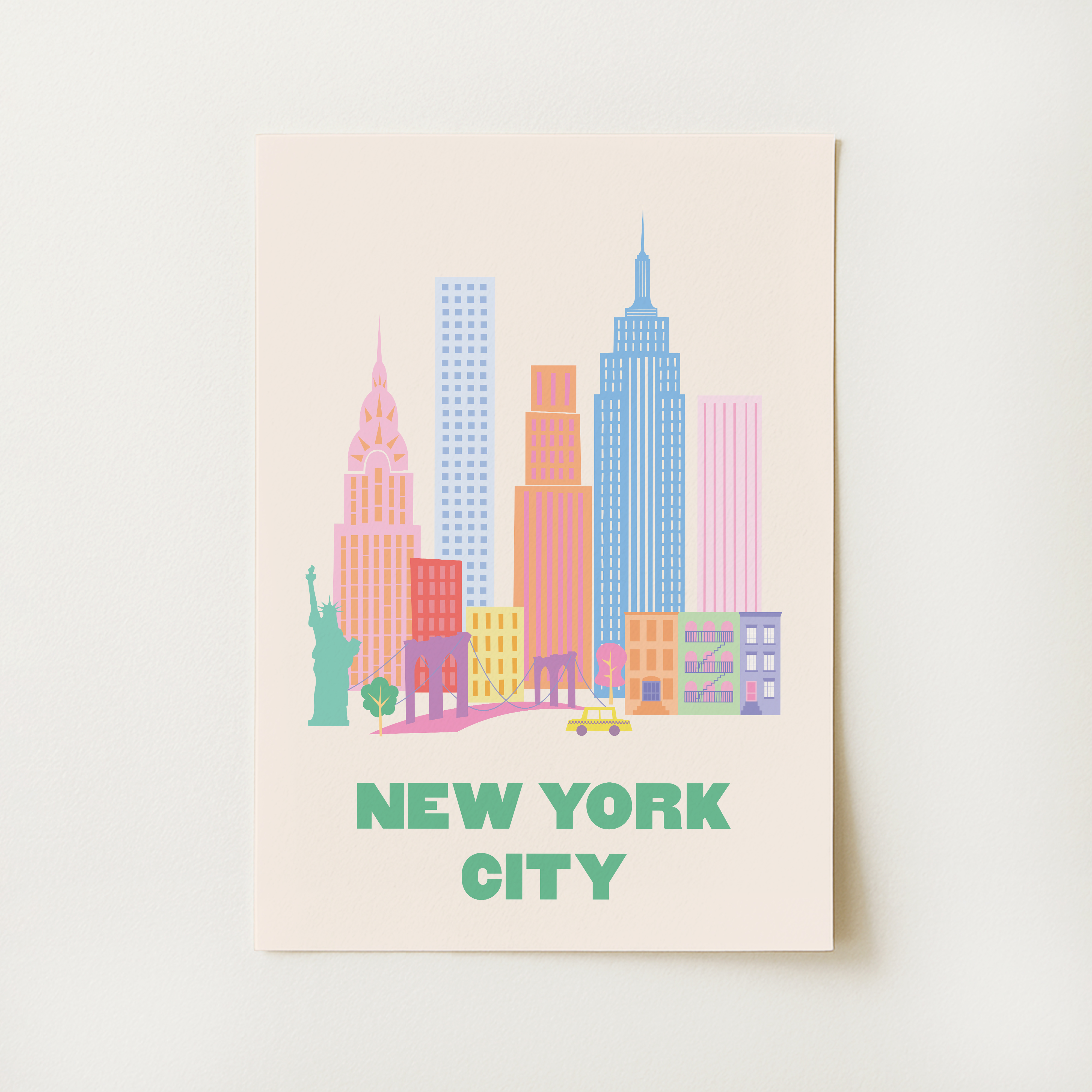 New York City Travel Print