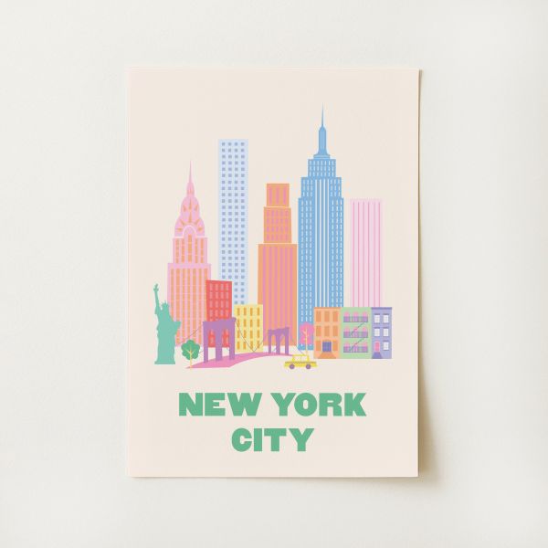 New York City Travel Print
