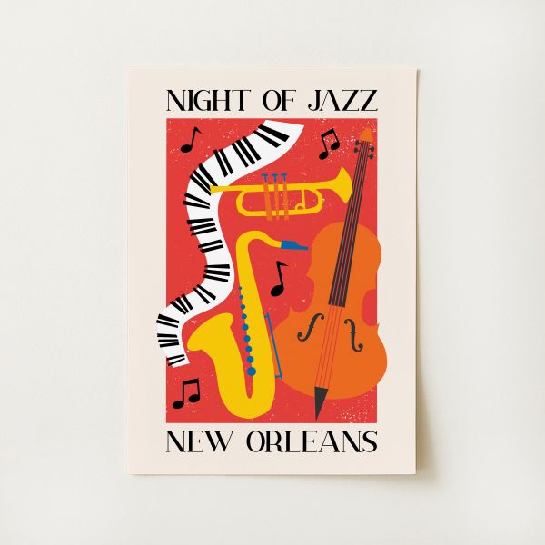 New Orleans Jazz Print