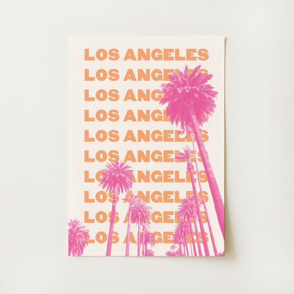 Los Angeles Travel Print