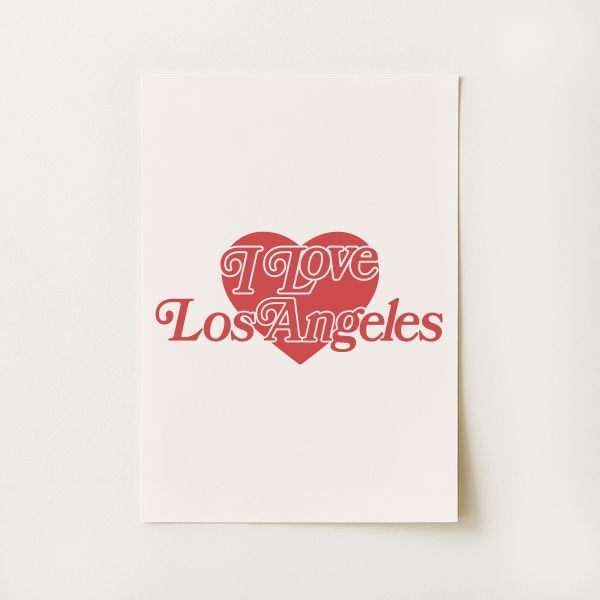 I Love Los Angeles Print