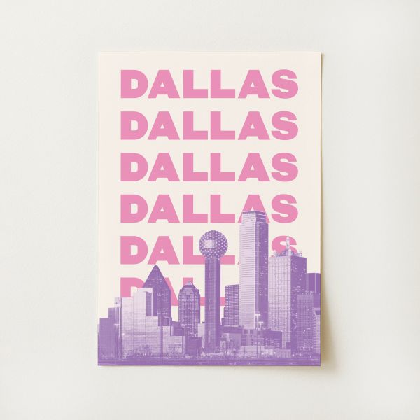 Dallas Travel Print