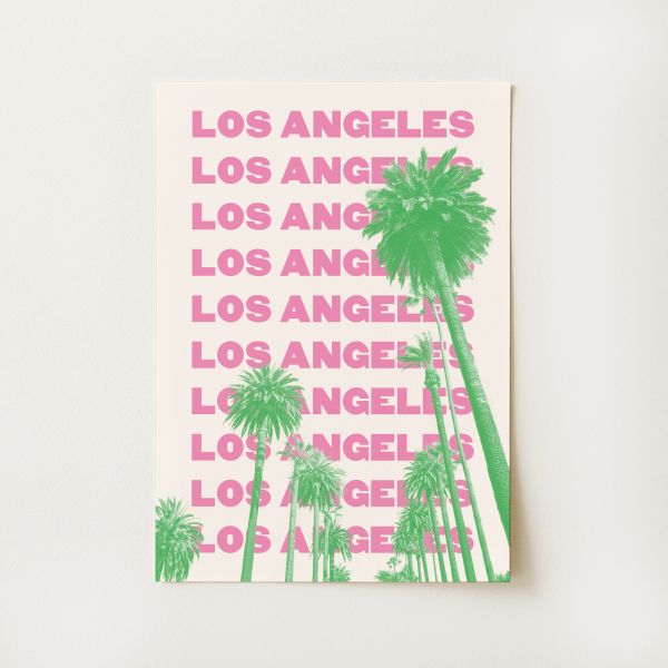 Los Angeles Travel Print