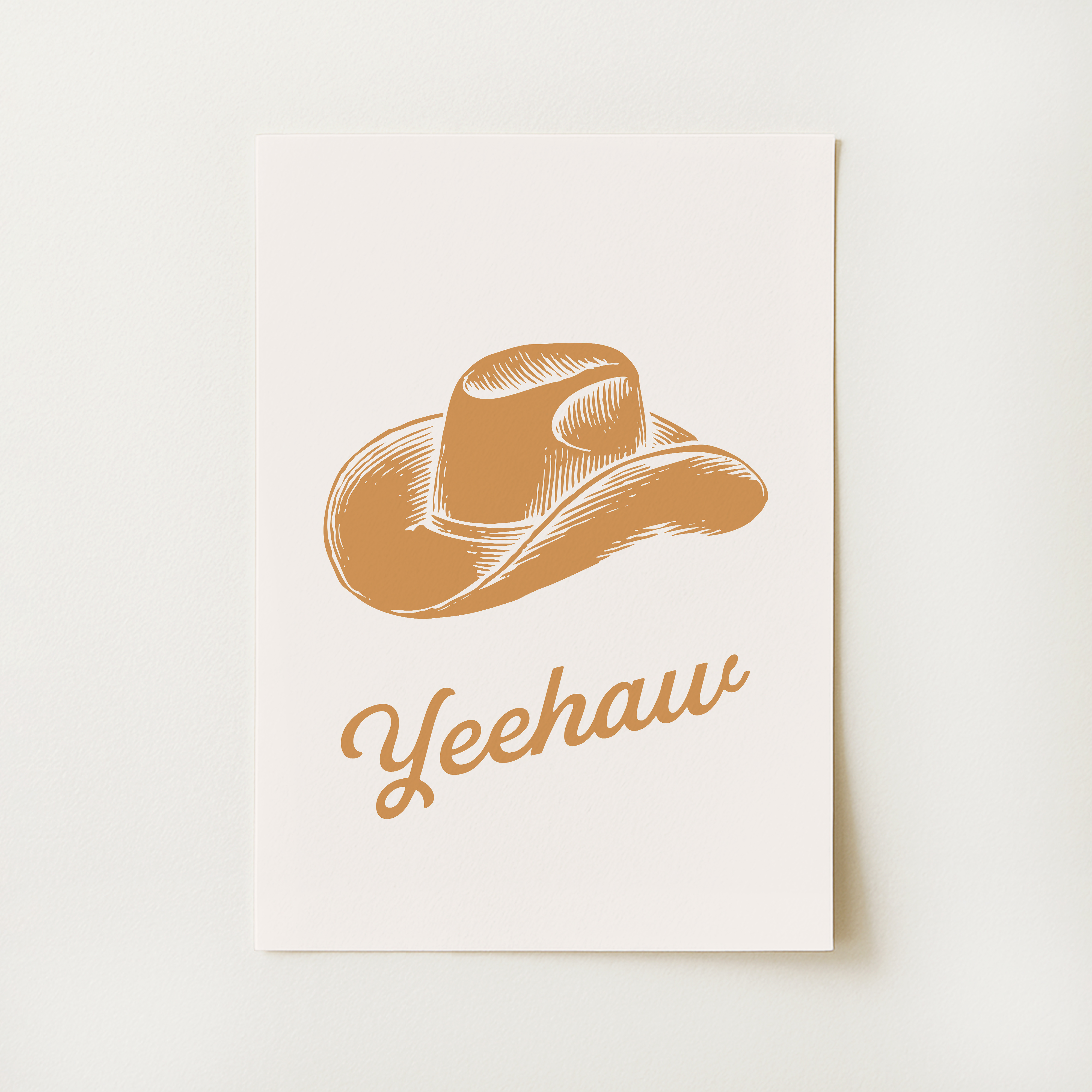 Cowboy Hat Print