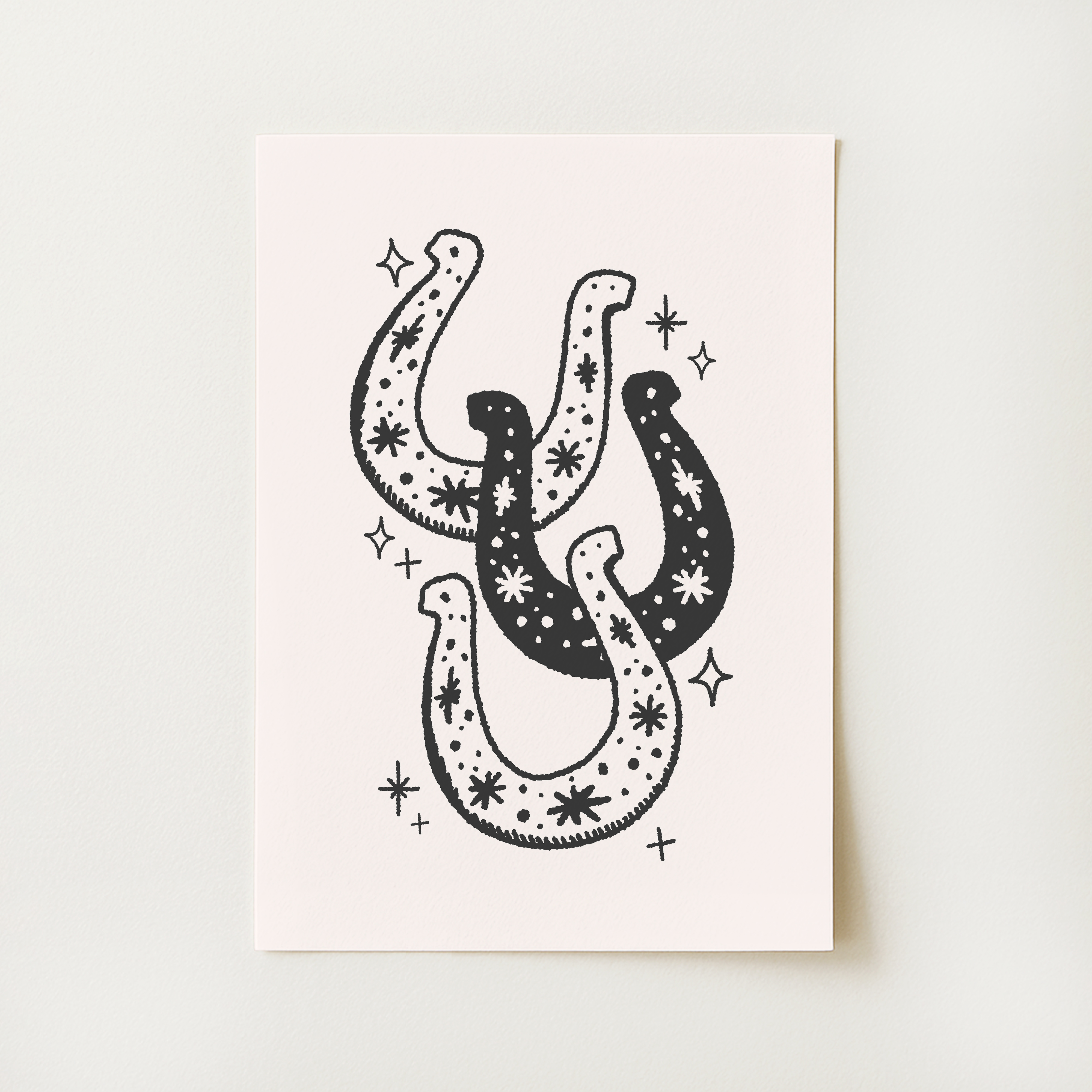 Horseshoe Print