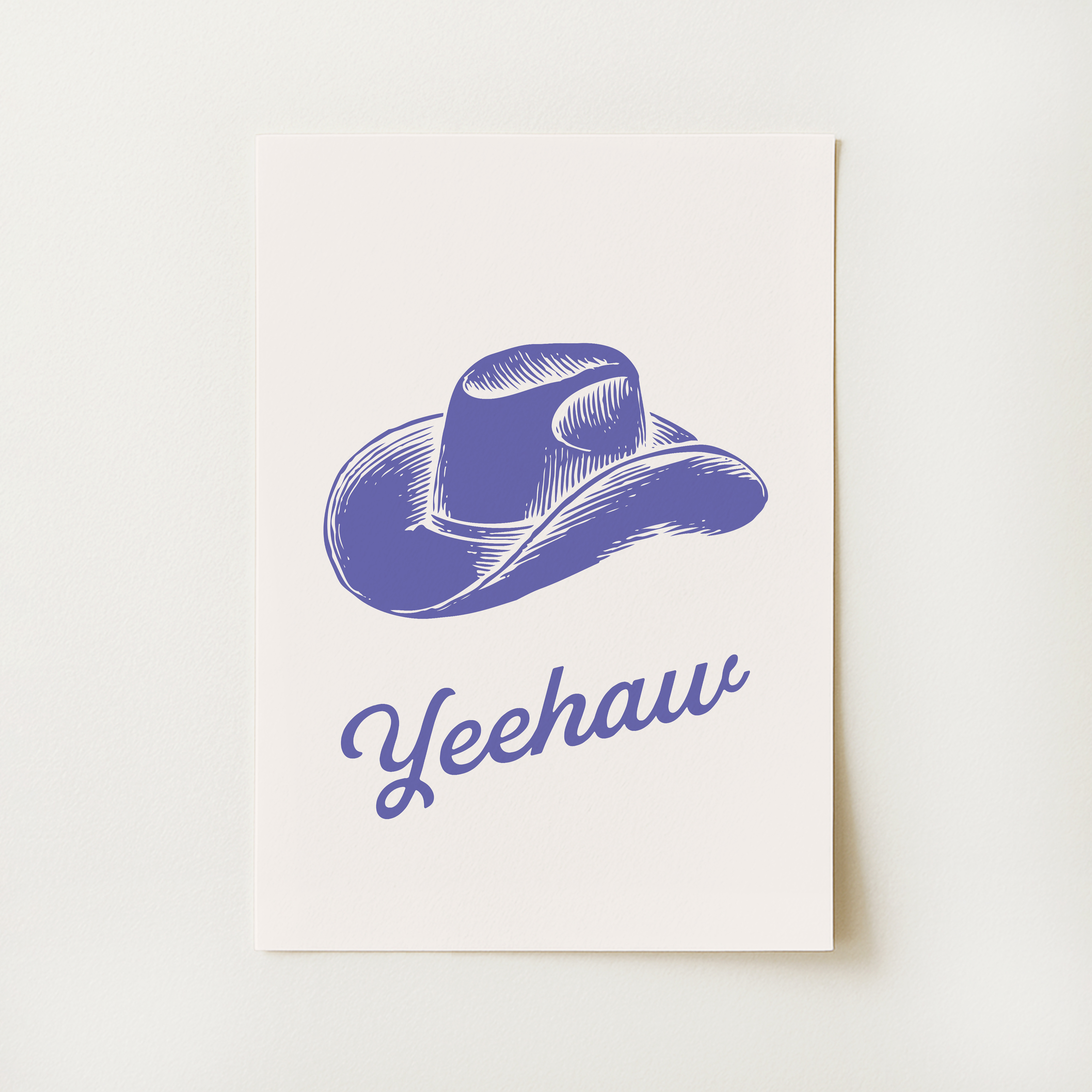 Cowboy Hat Print