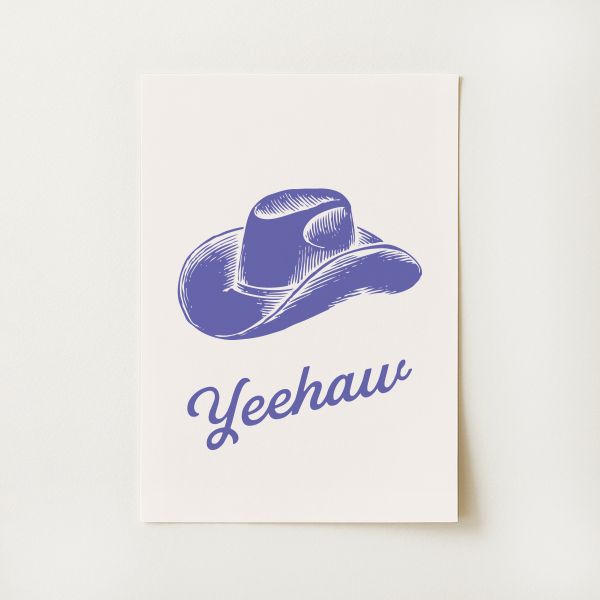 Cowboy Hat Print