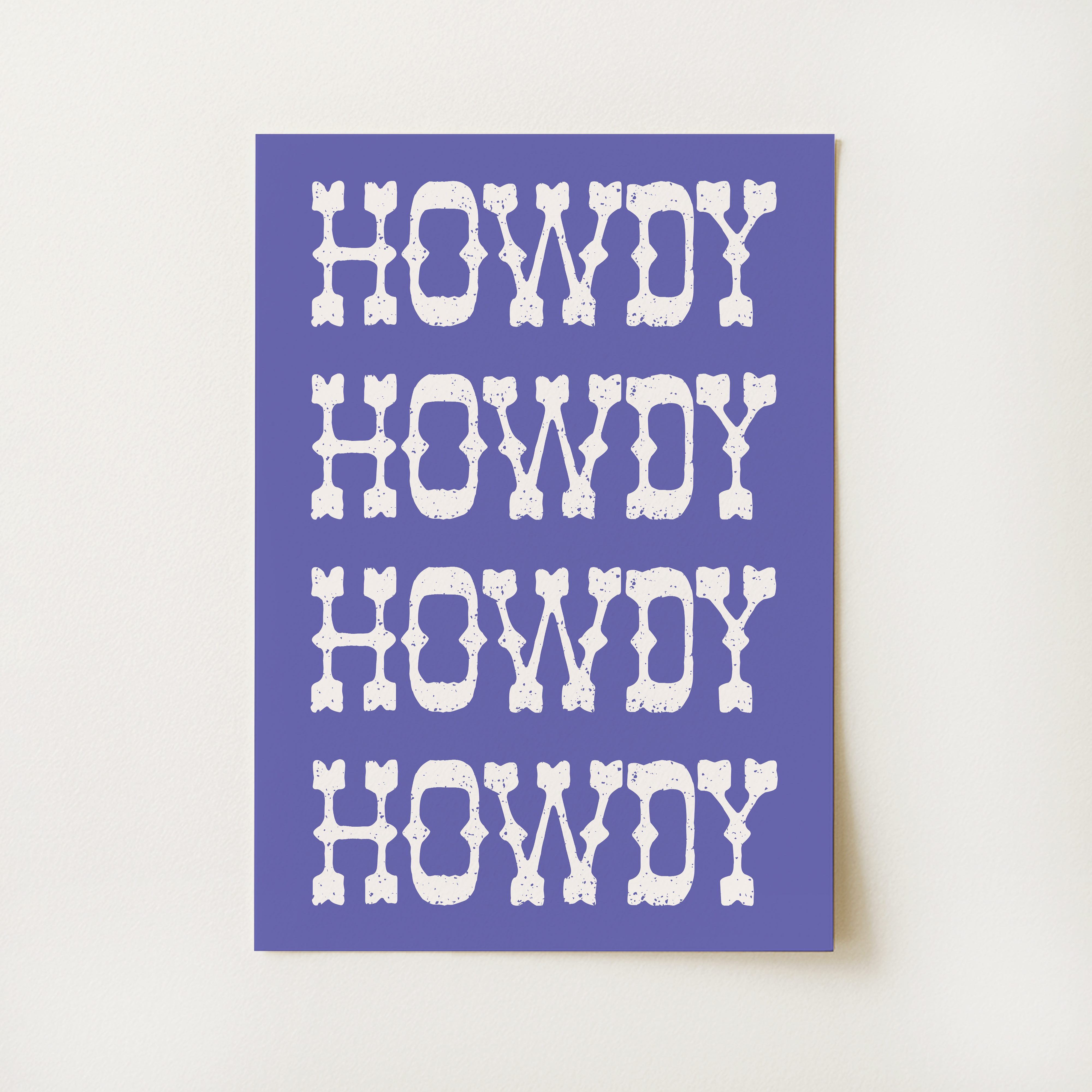 Howdy Print