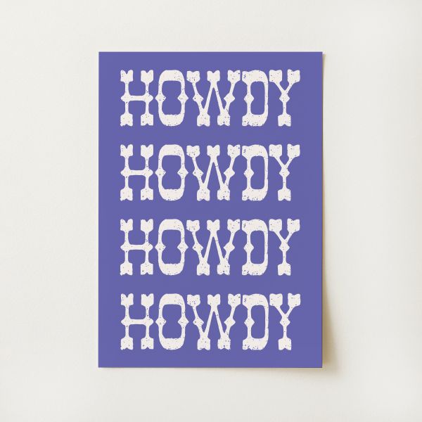 Howdy Print