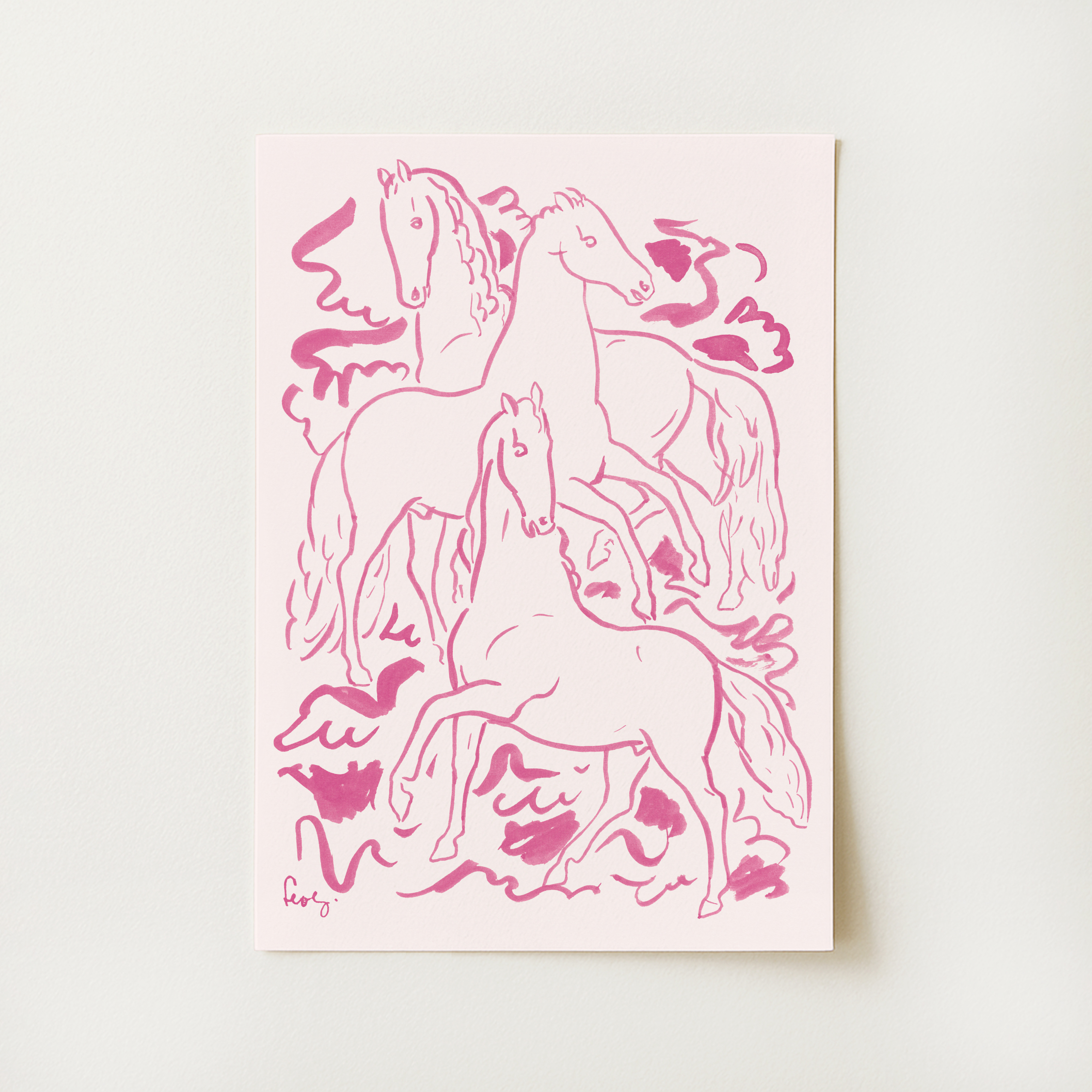 Horses Print