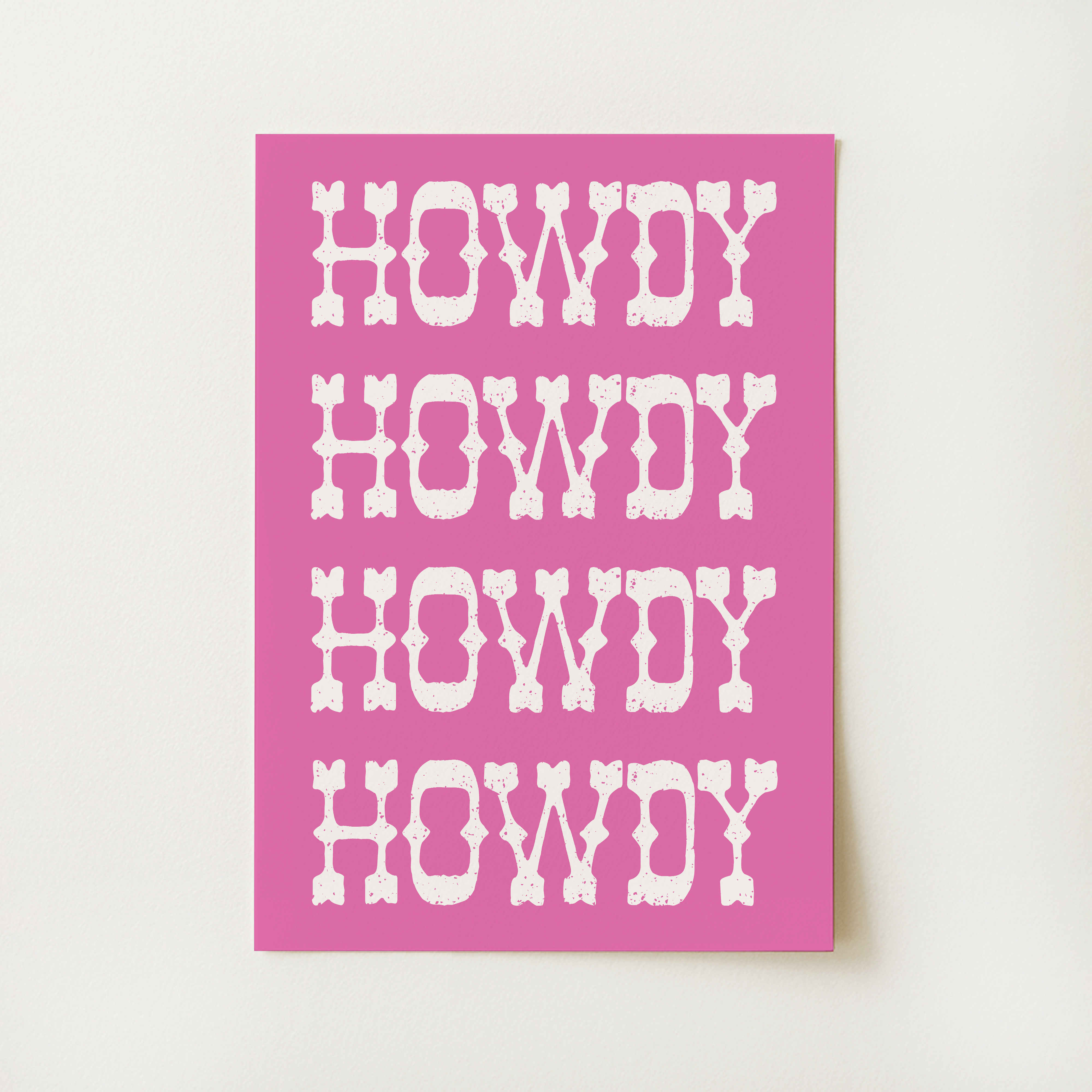 Howdy Print