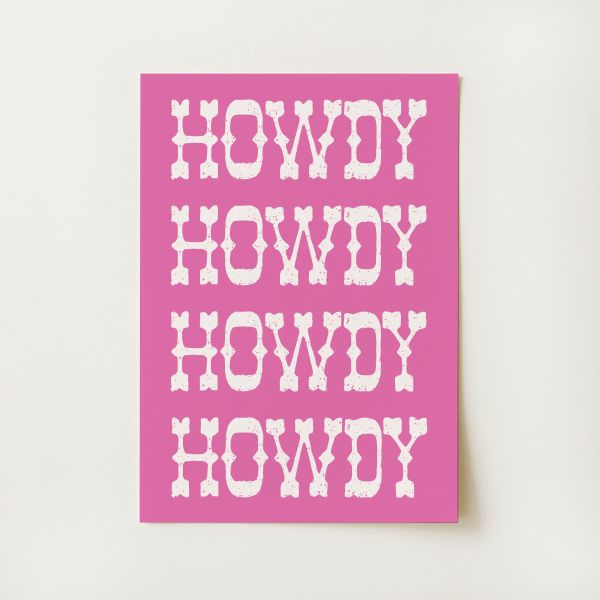 Howdy Print