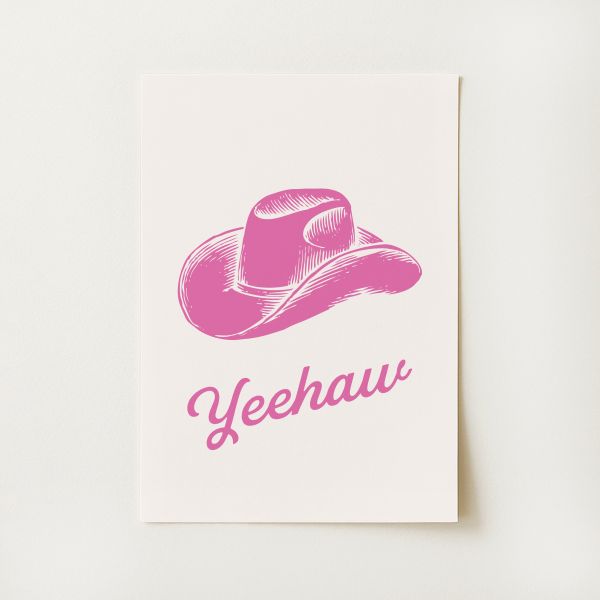 Cowboy Hat Print