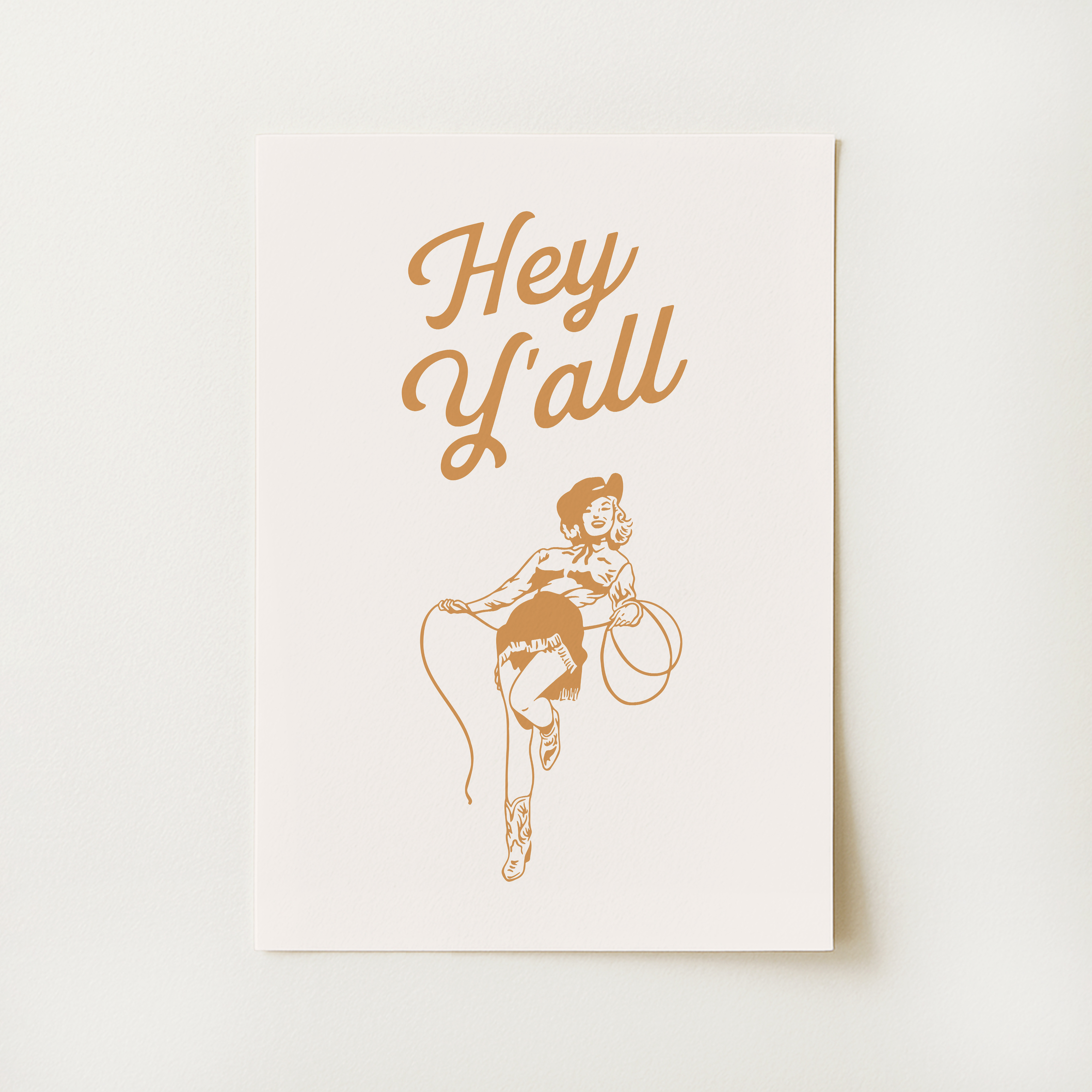 Hey Y'all Print