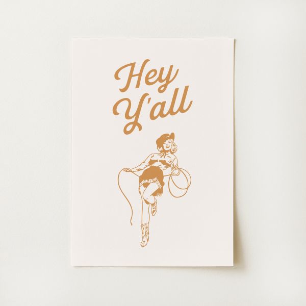 Hey Y'all Print