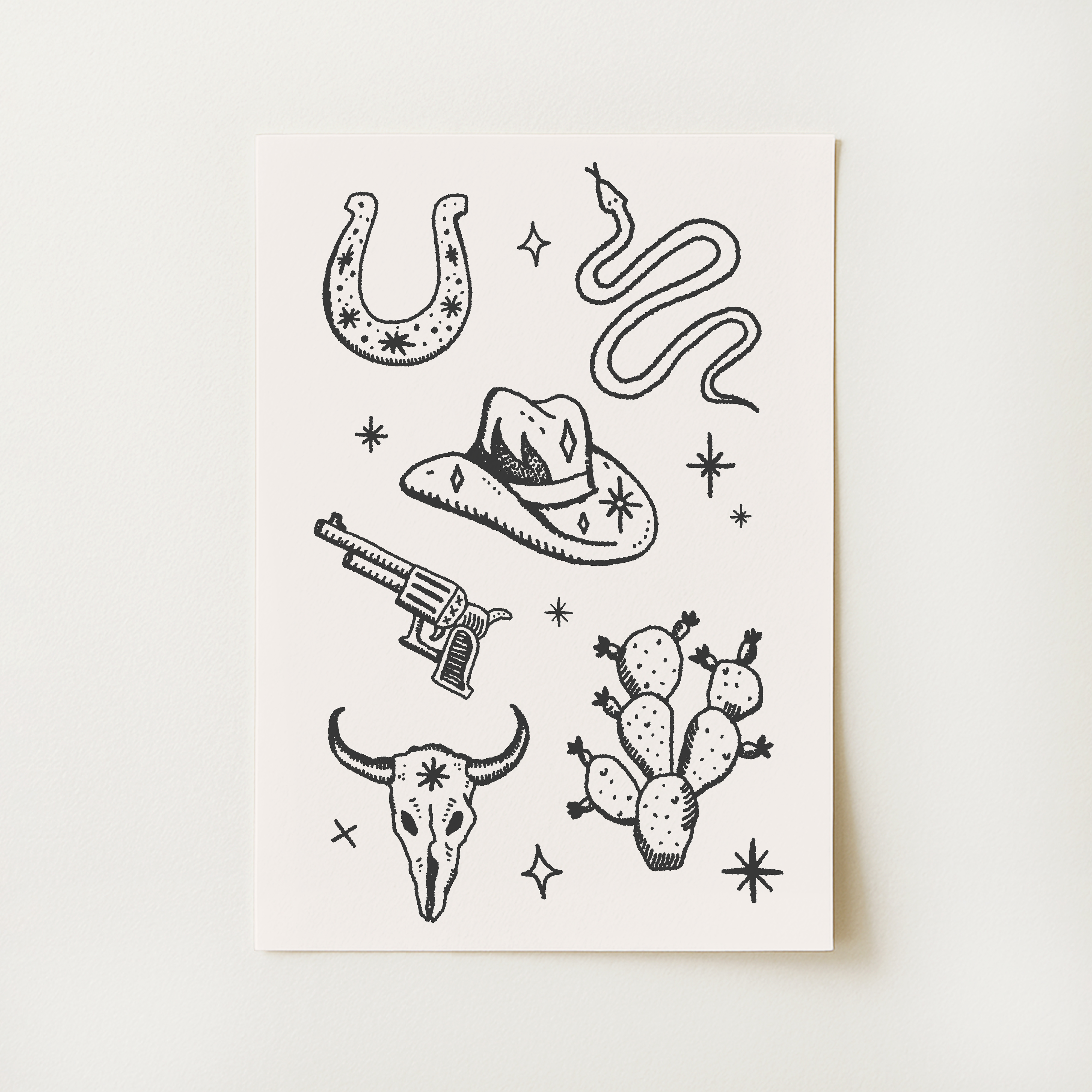 Western Print