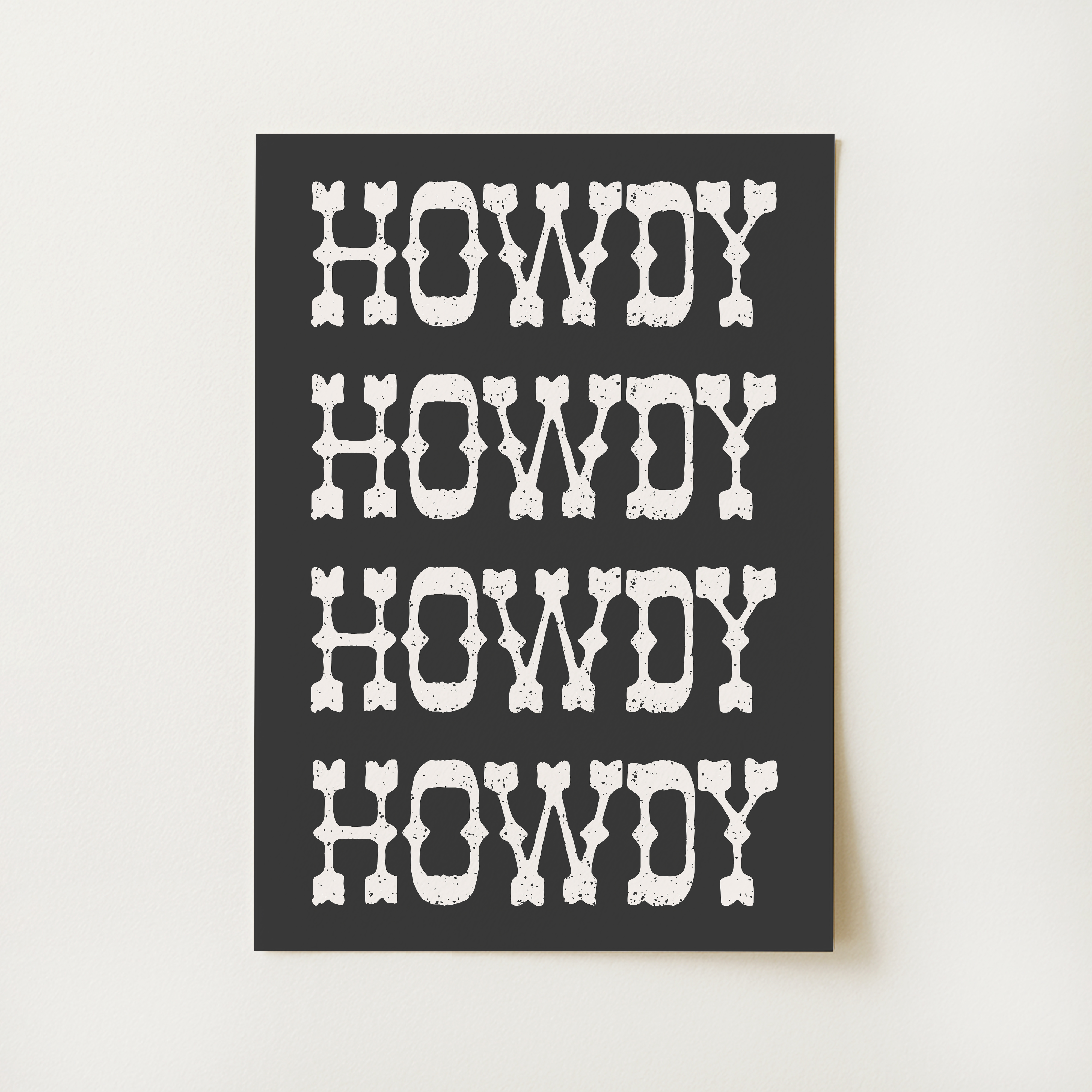 Howdy Print