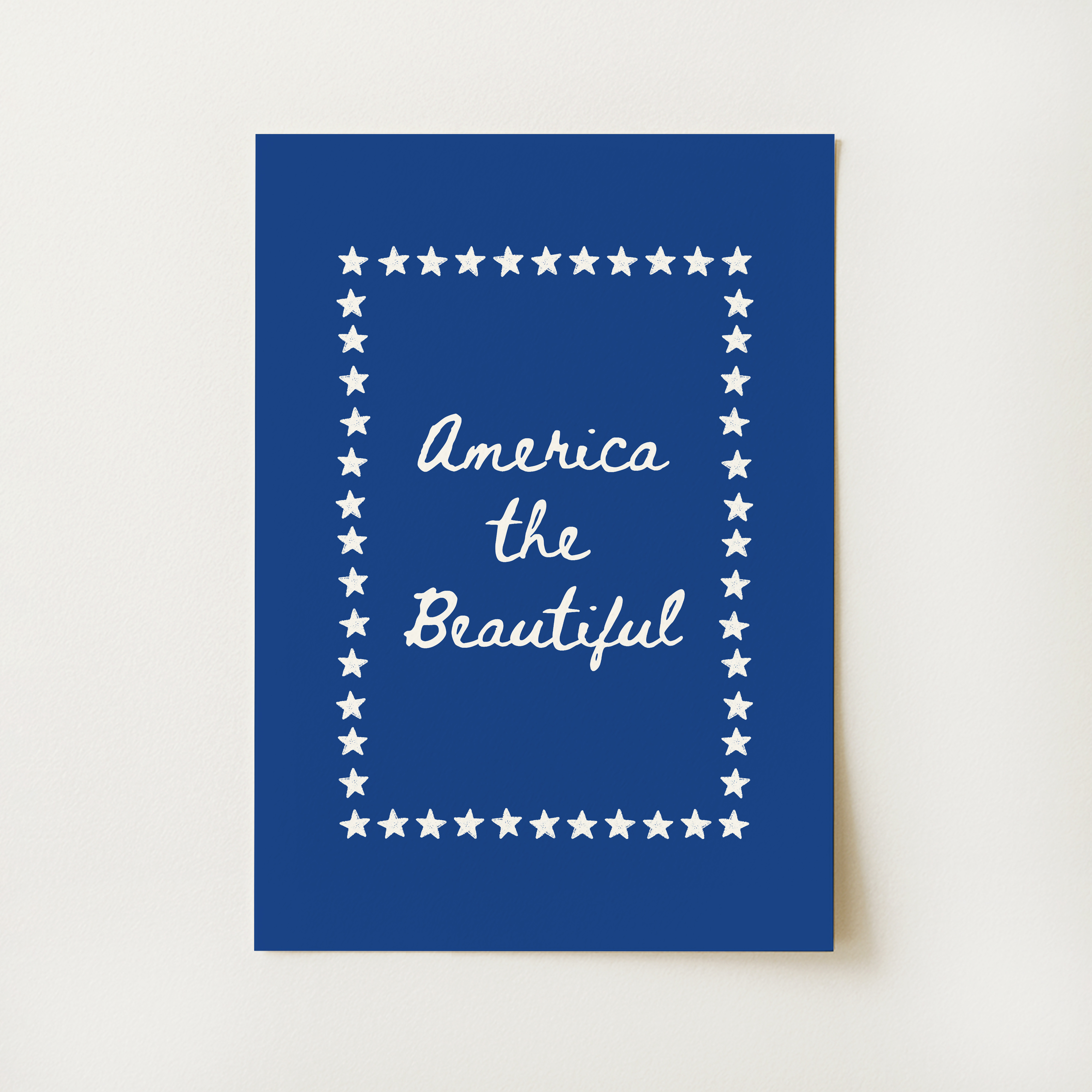 America the Beautiful Print