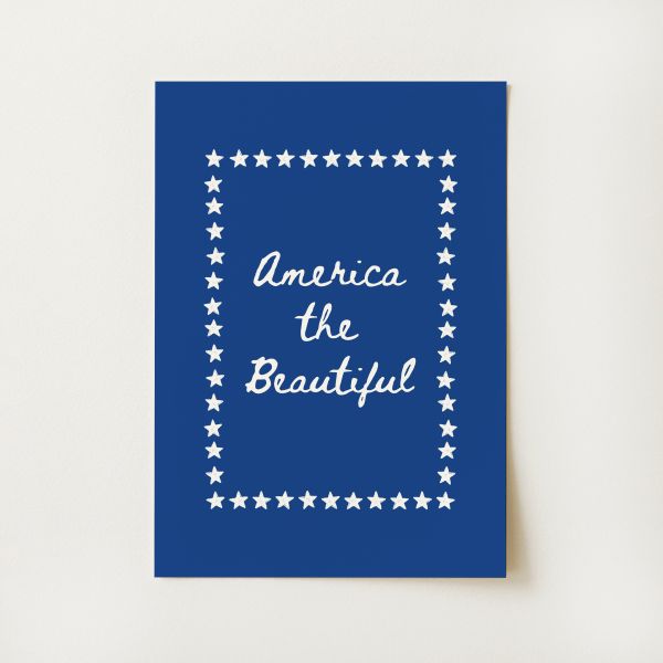 America the Beautiful Print