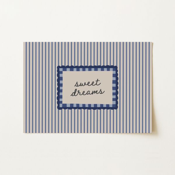 Sweet Dreams Blue Print