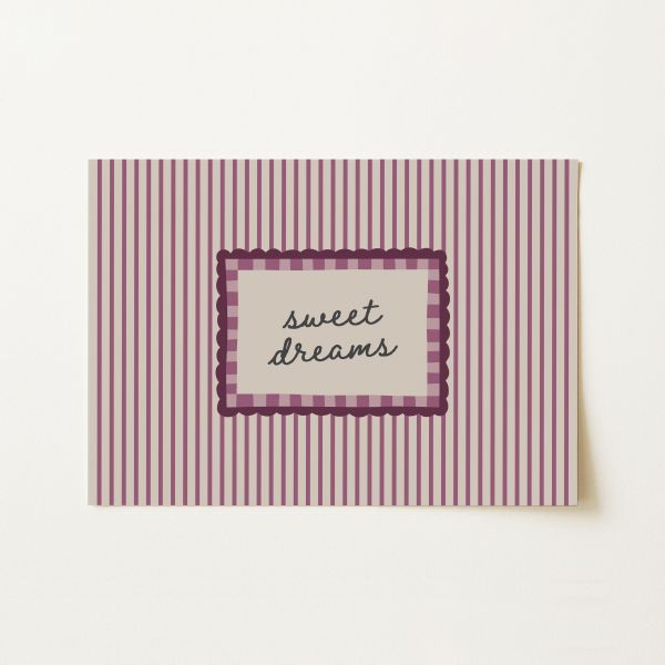 Sweet Dreams Pink Print
