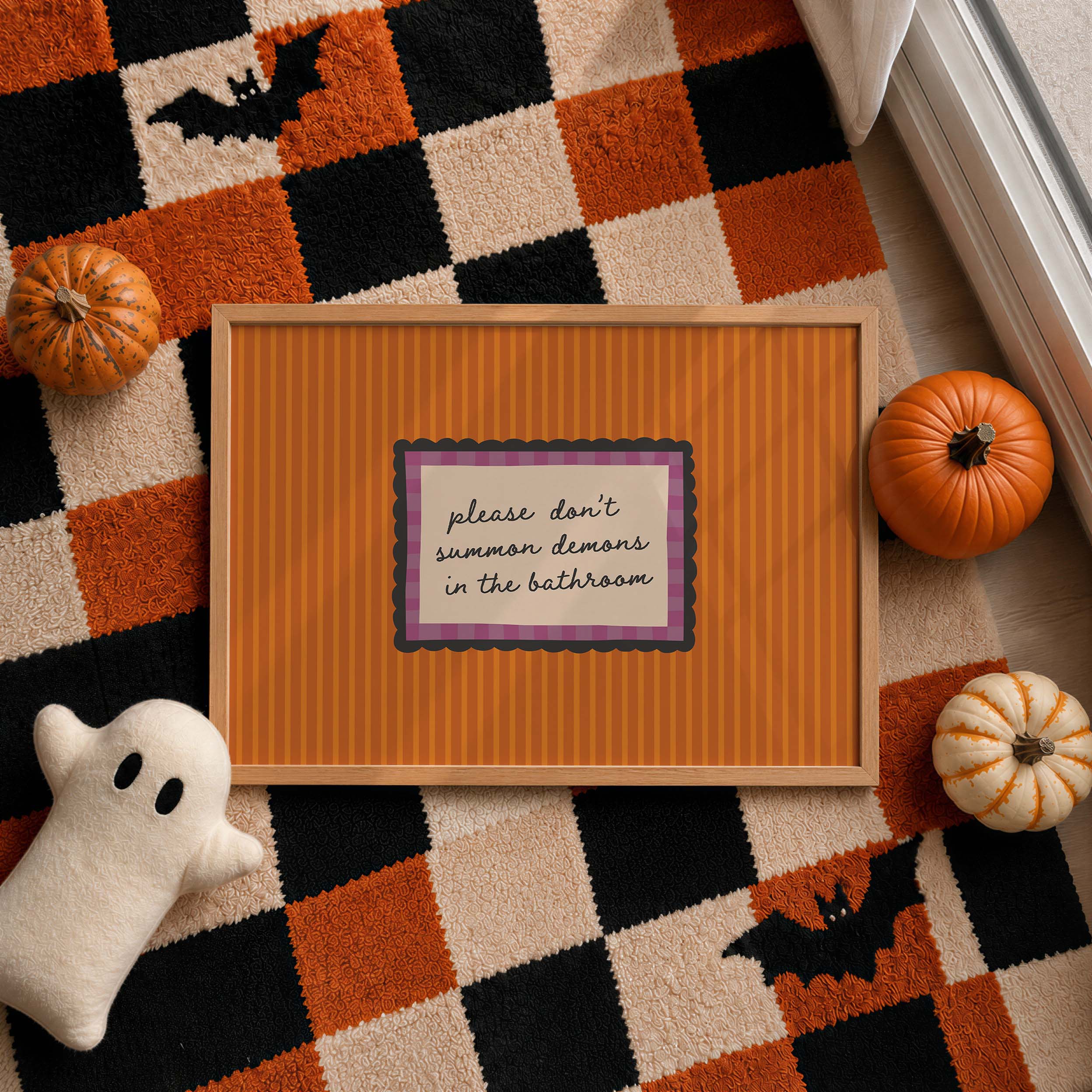 Funny Halloween Bathroom Print - Image 3