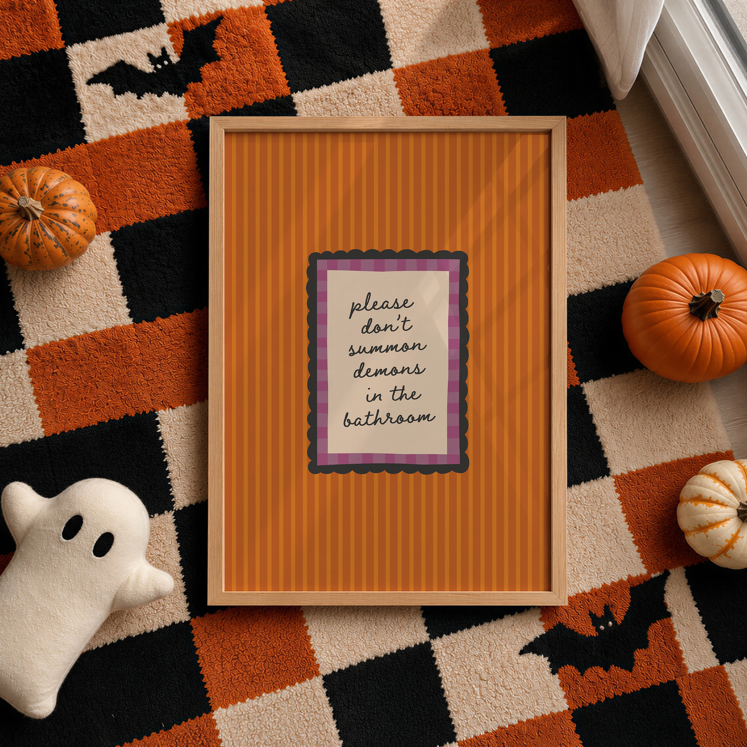 Funny Halloween Bathroom Print - Image 4