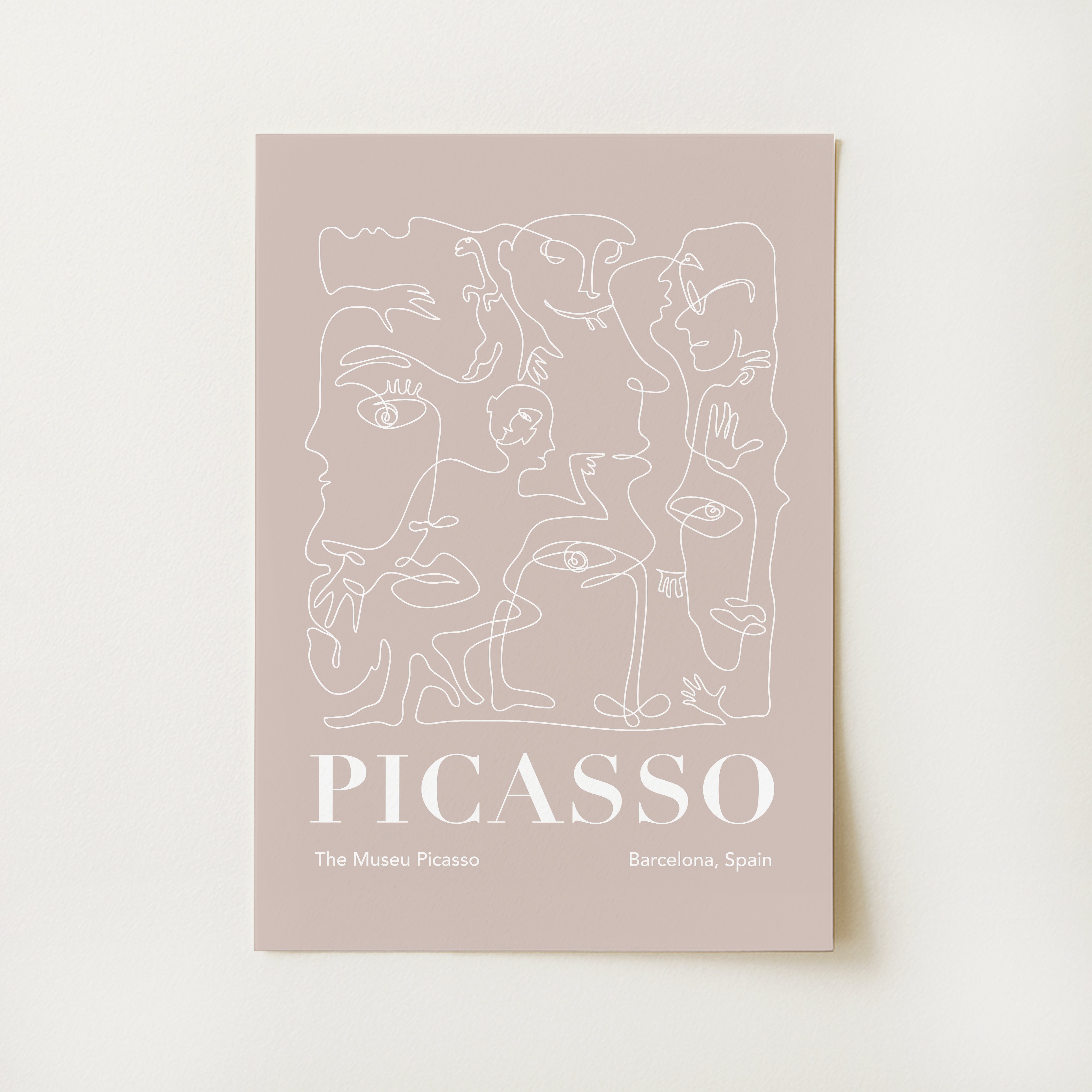 Picasso Line Drawing Print