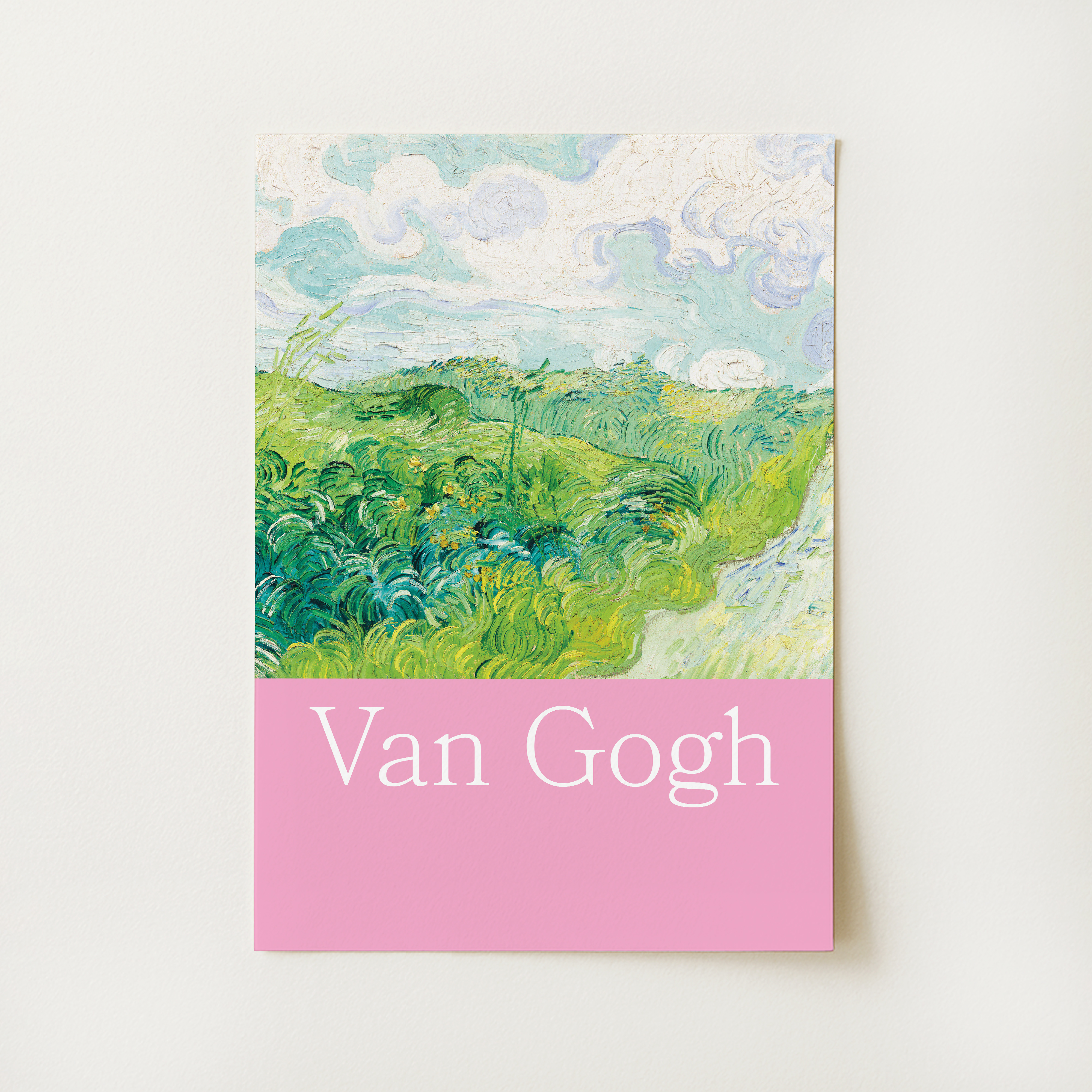 Van Gogh Wheat Fields Painting Print
