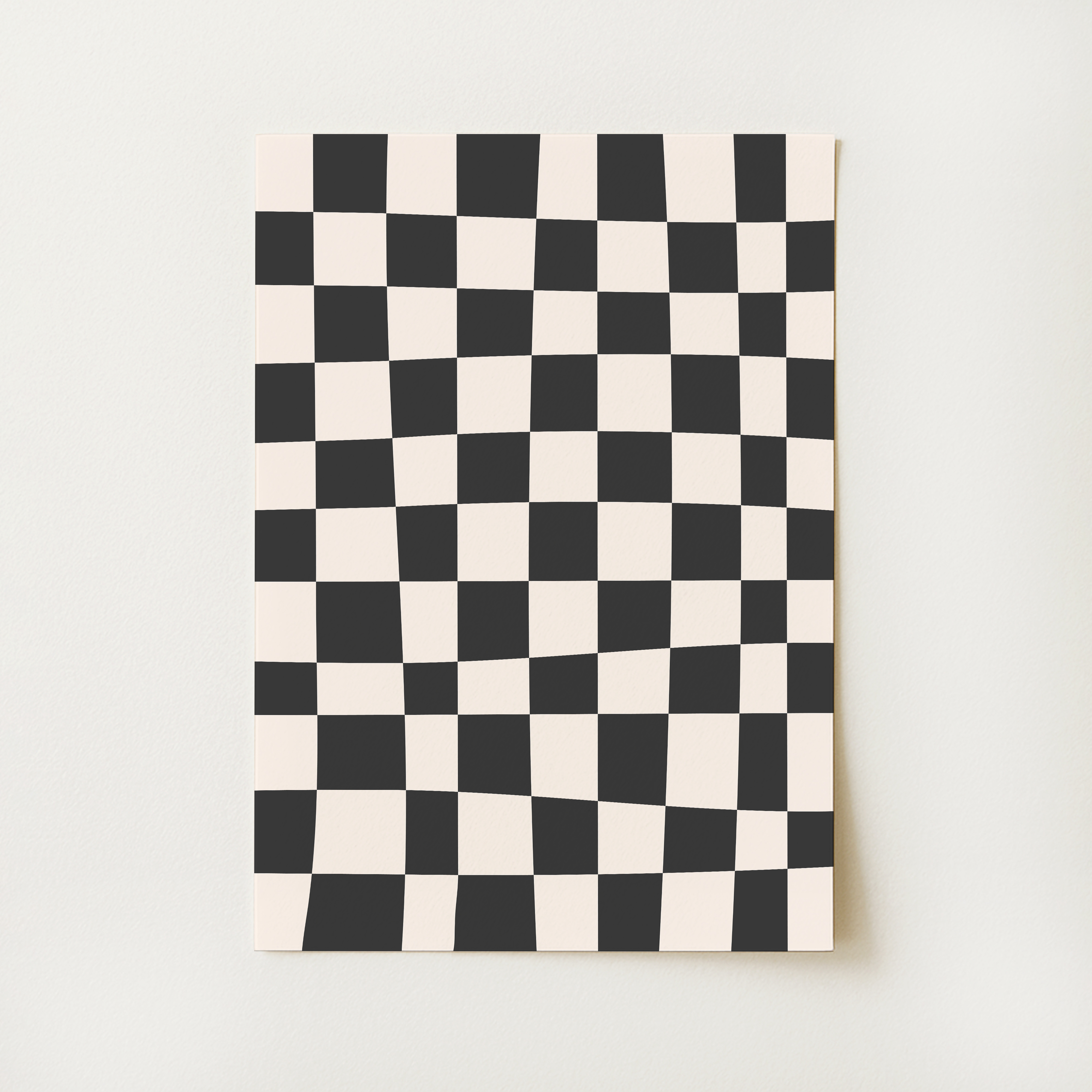 Black and White Abstract Print