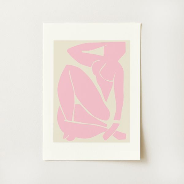 Matisse Exhibition Pink Nude Print