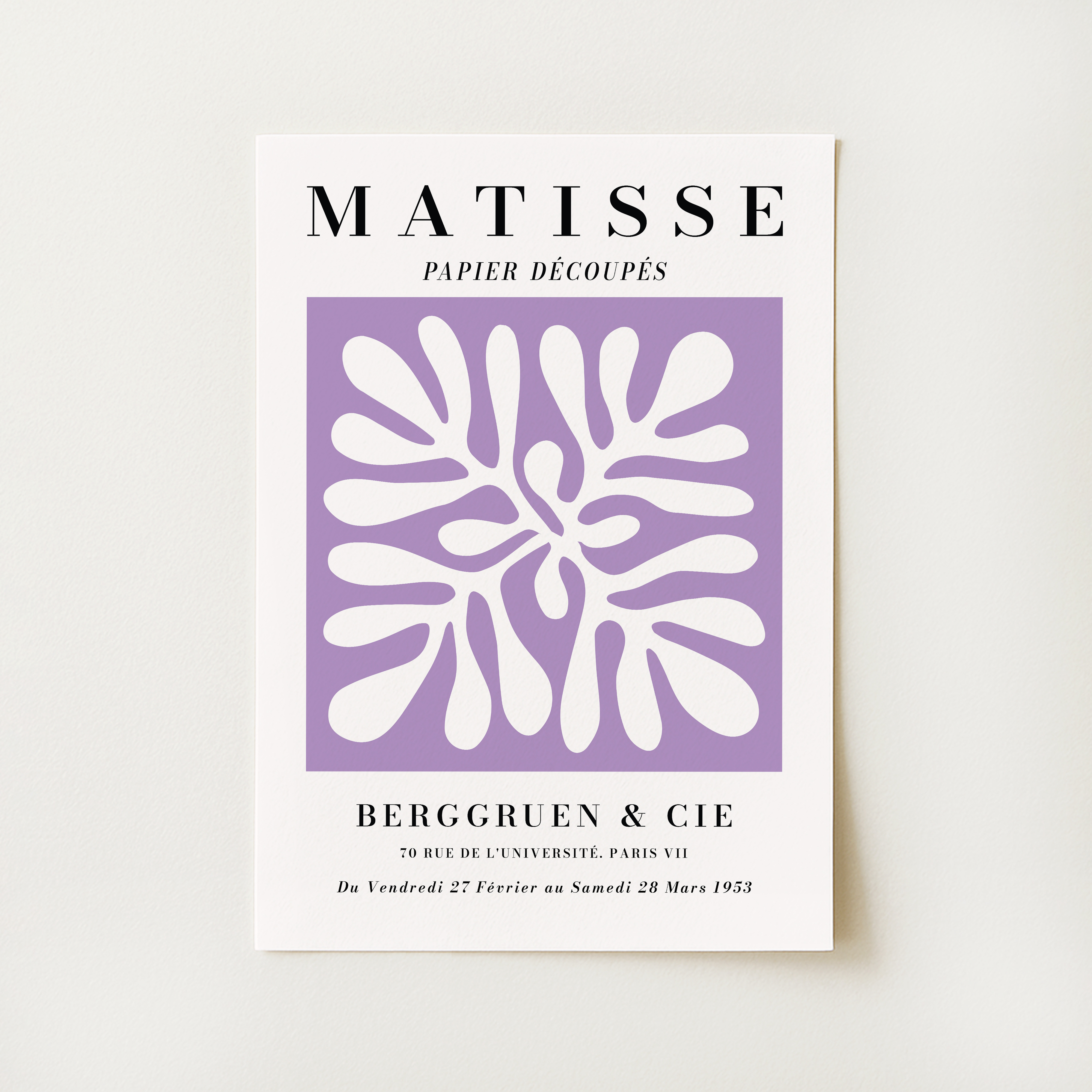 Matisse Exhibition Print
