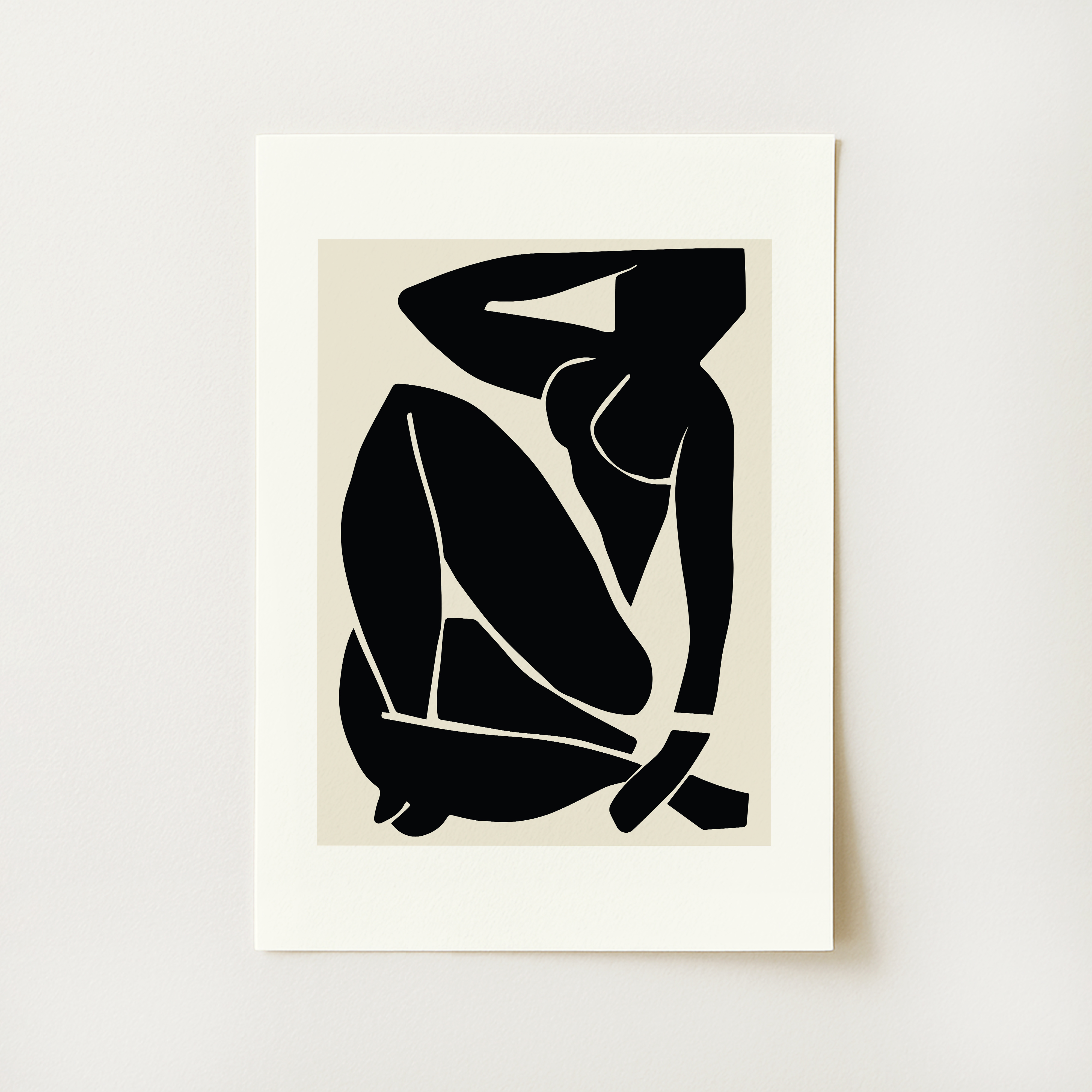 Matisse Exhibition Black Nude Print