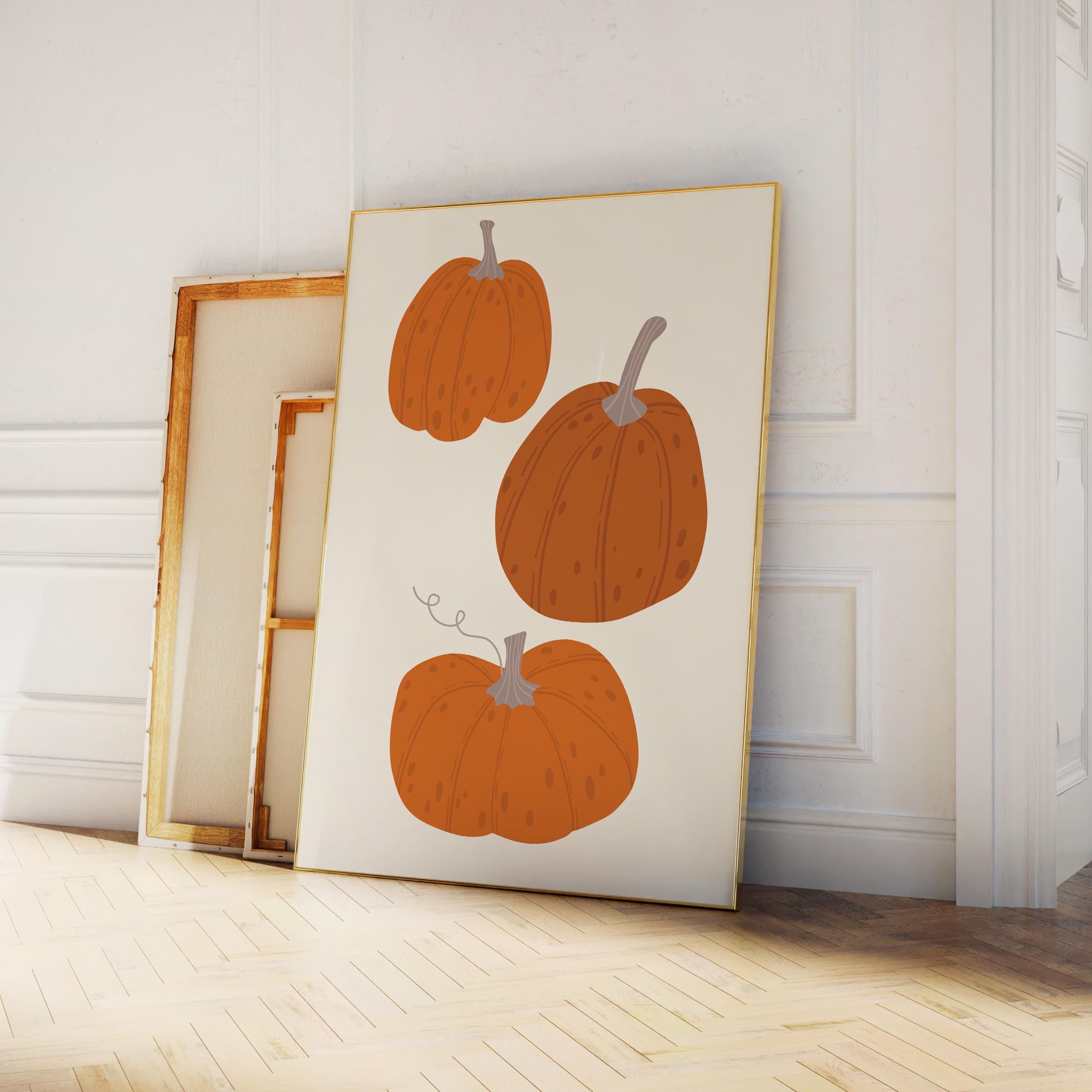 3 Pumpkins Print - Image 4