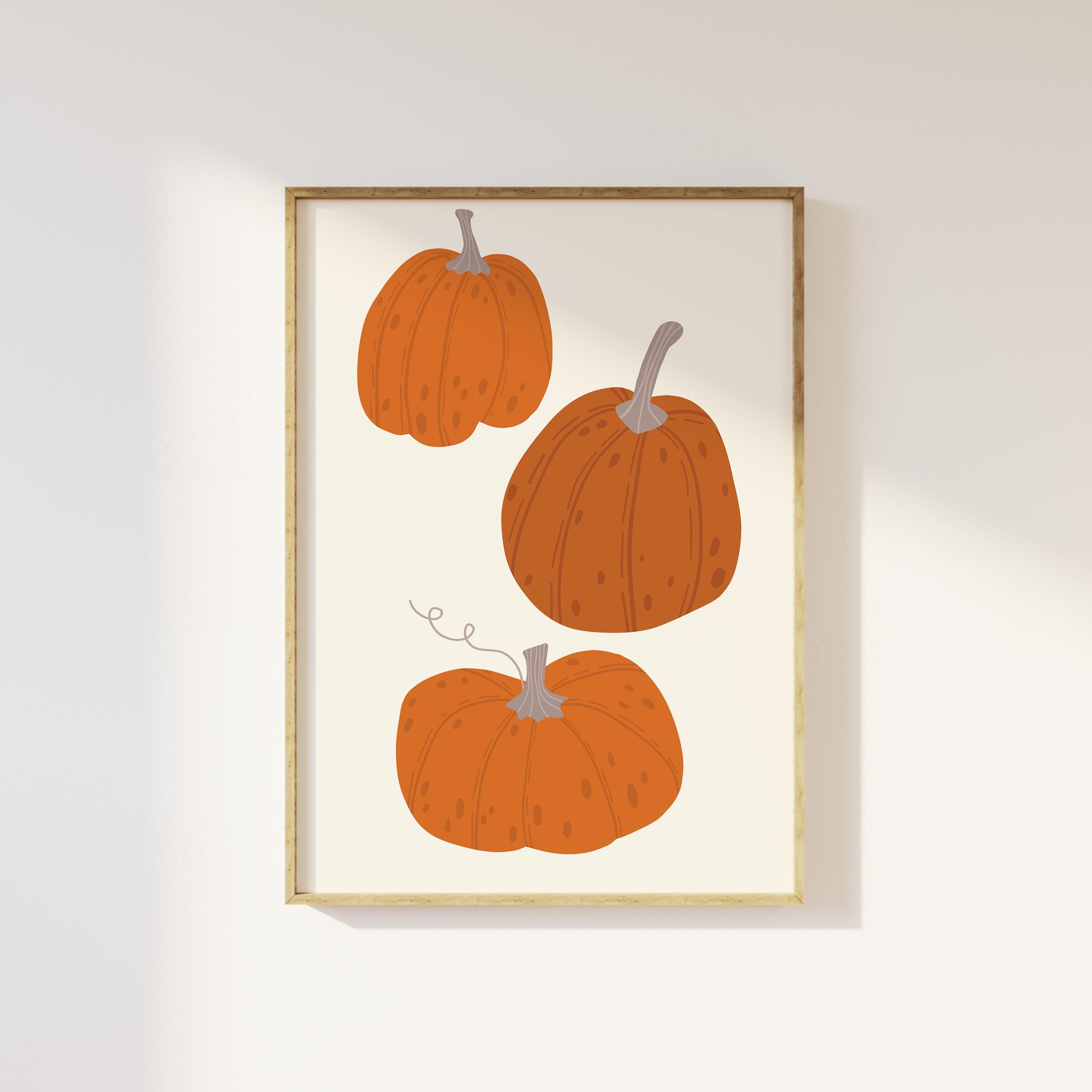 3 Pumpkins Print - Image 5