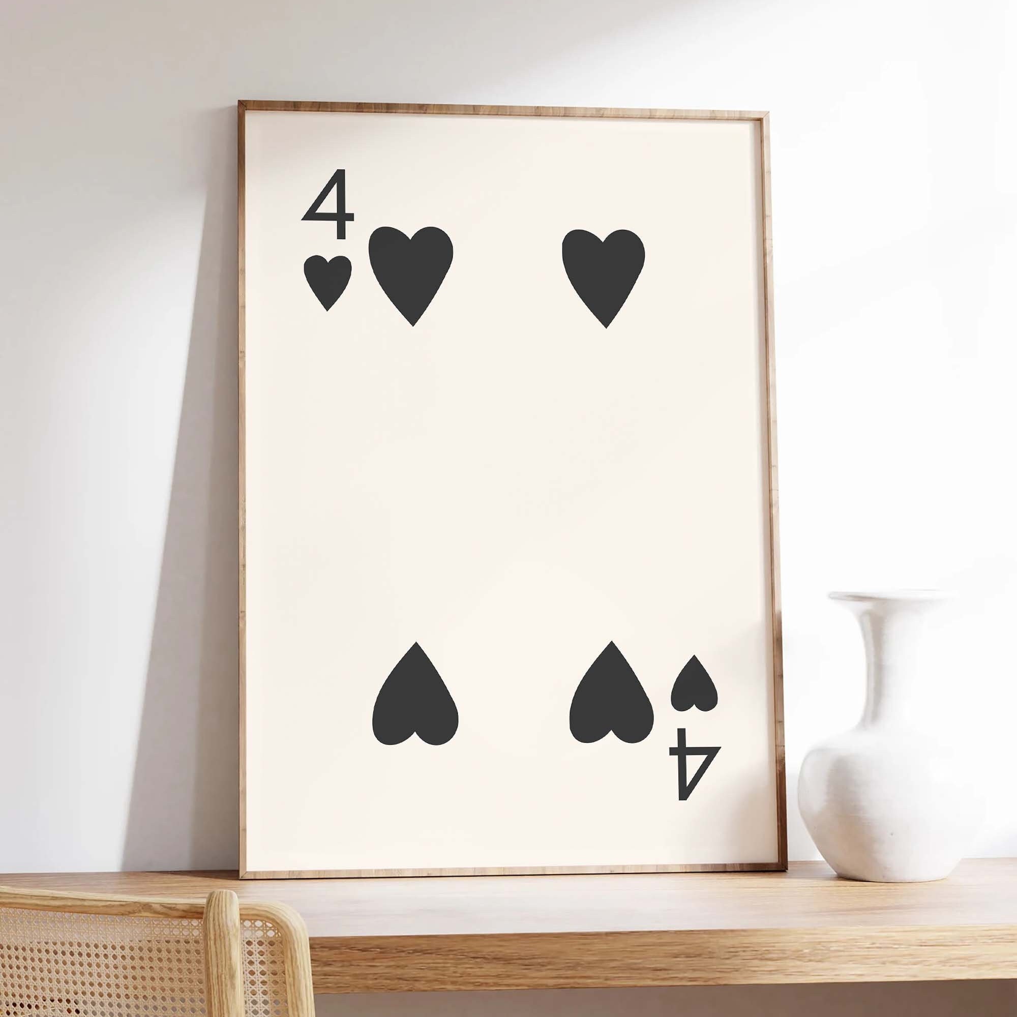 4 of Hearts Print - Image 3
