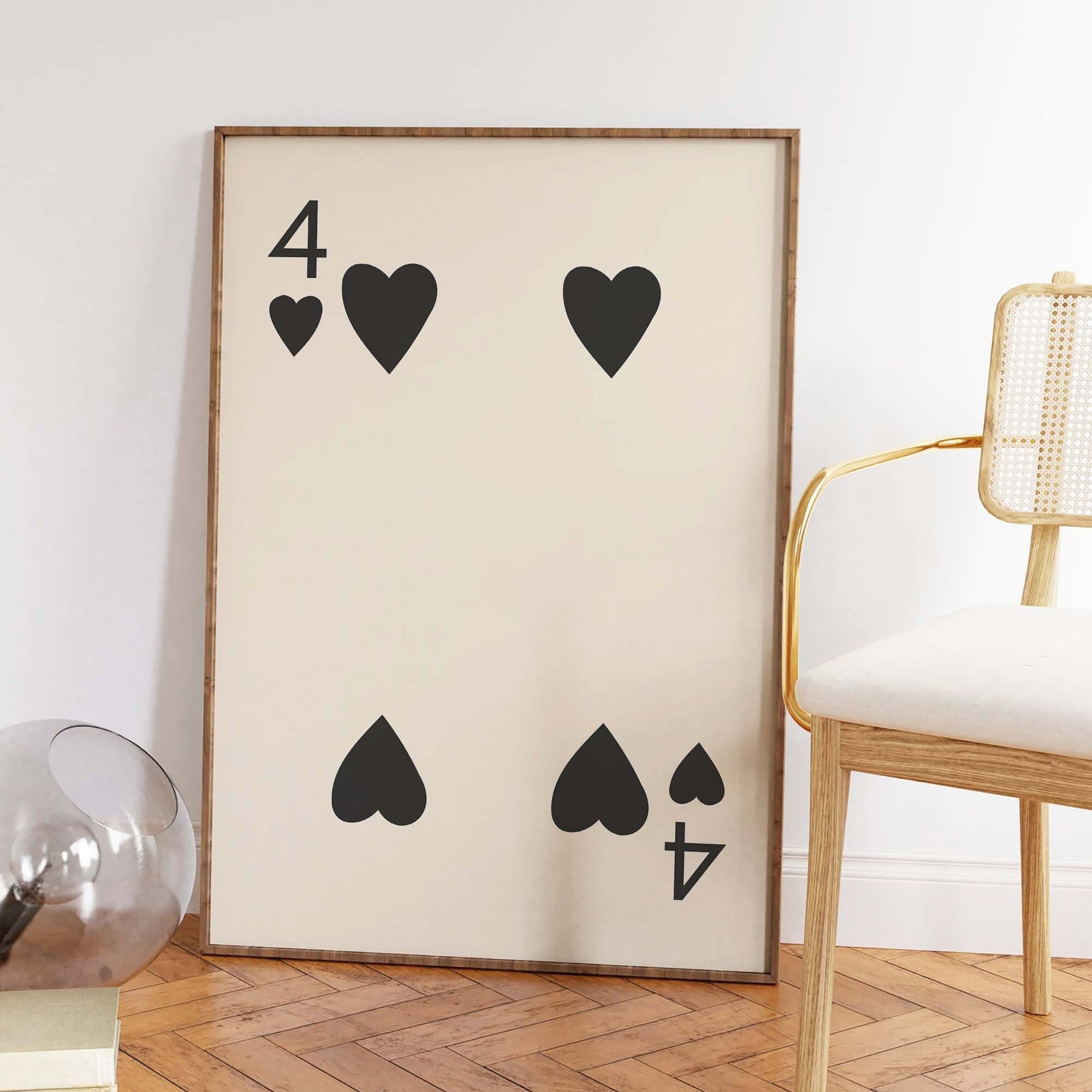 4 of Hearts Print - Image 4