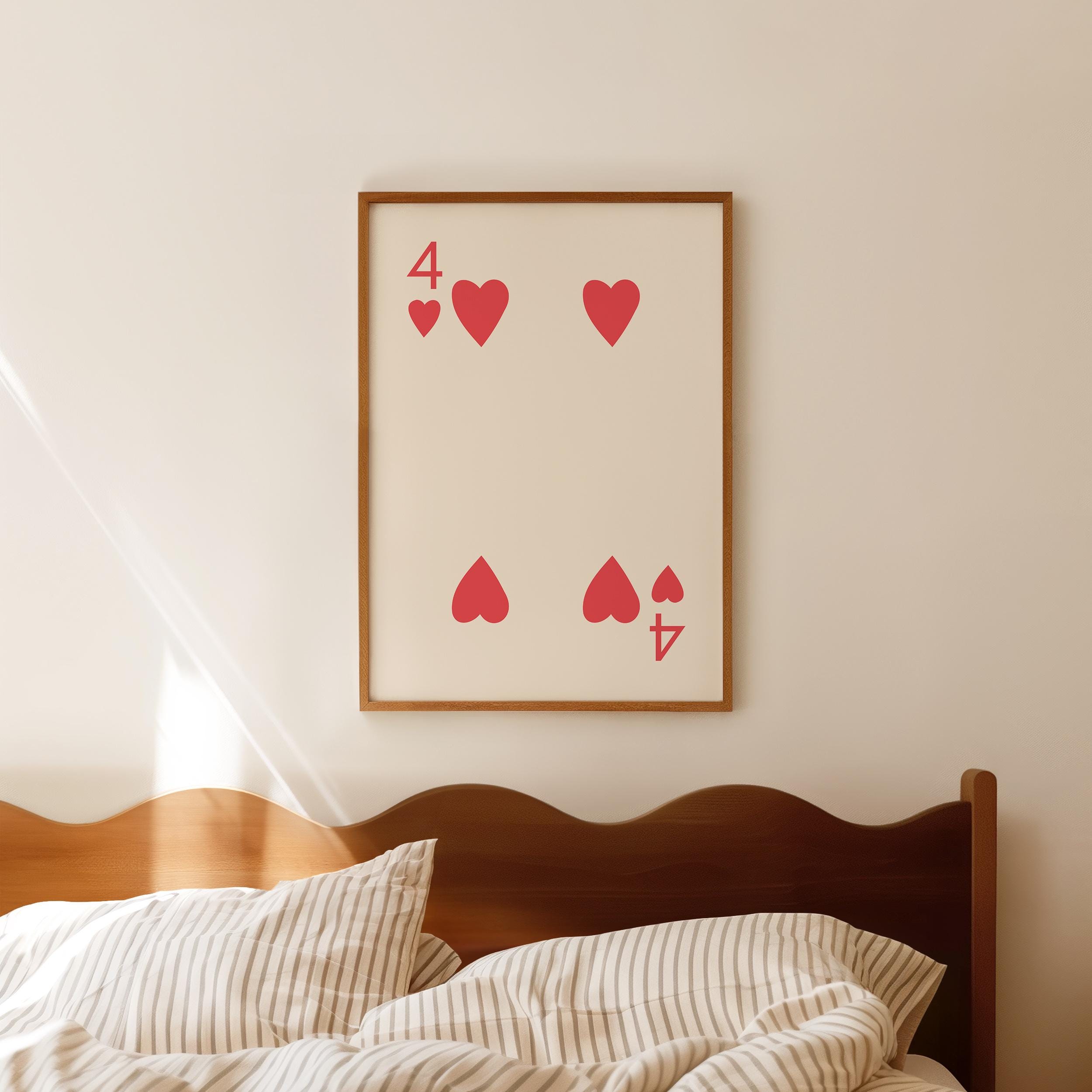 4 of Hearts Print - Image 4