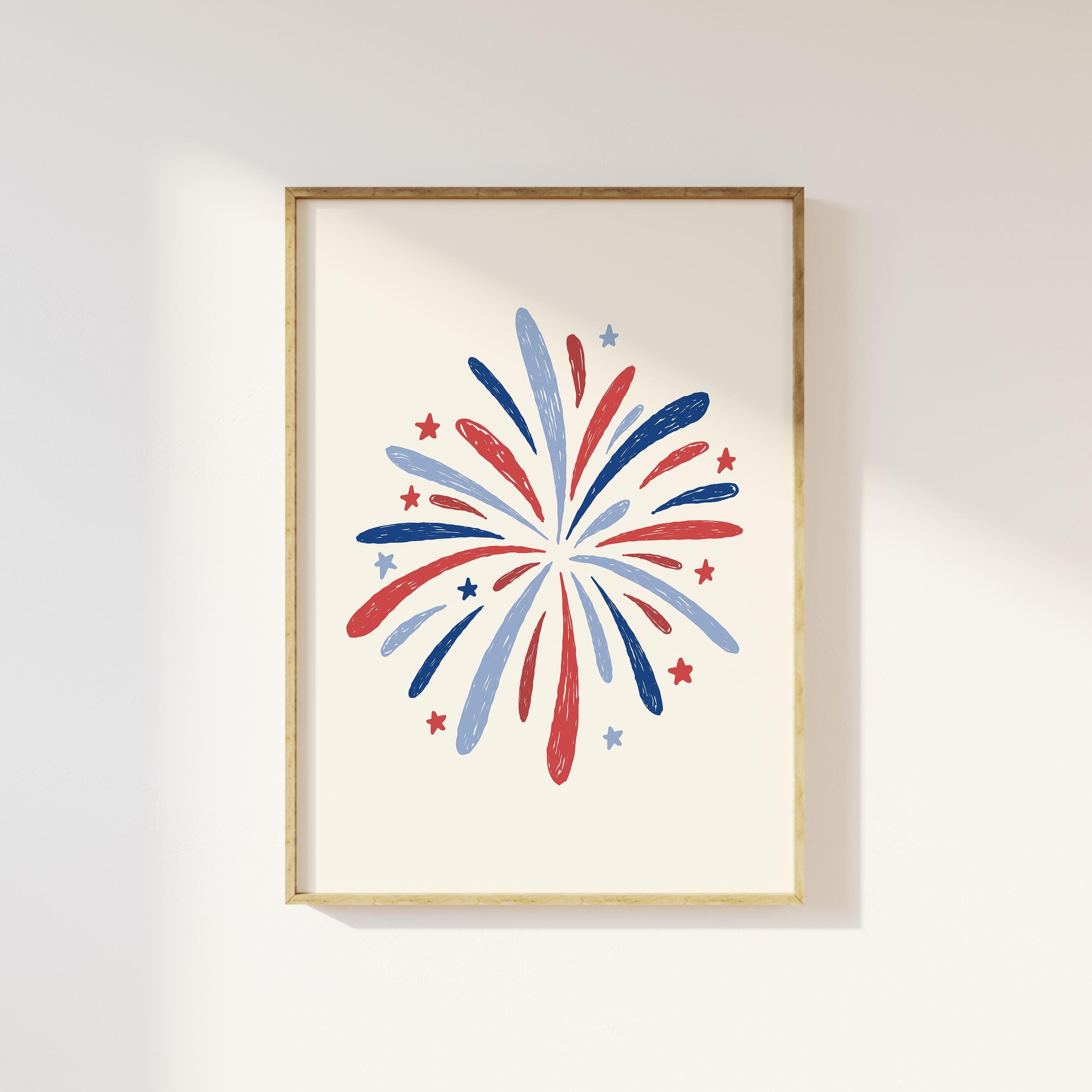 4th of July Fireworks Print - Image 3
