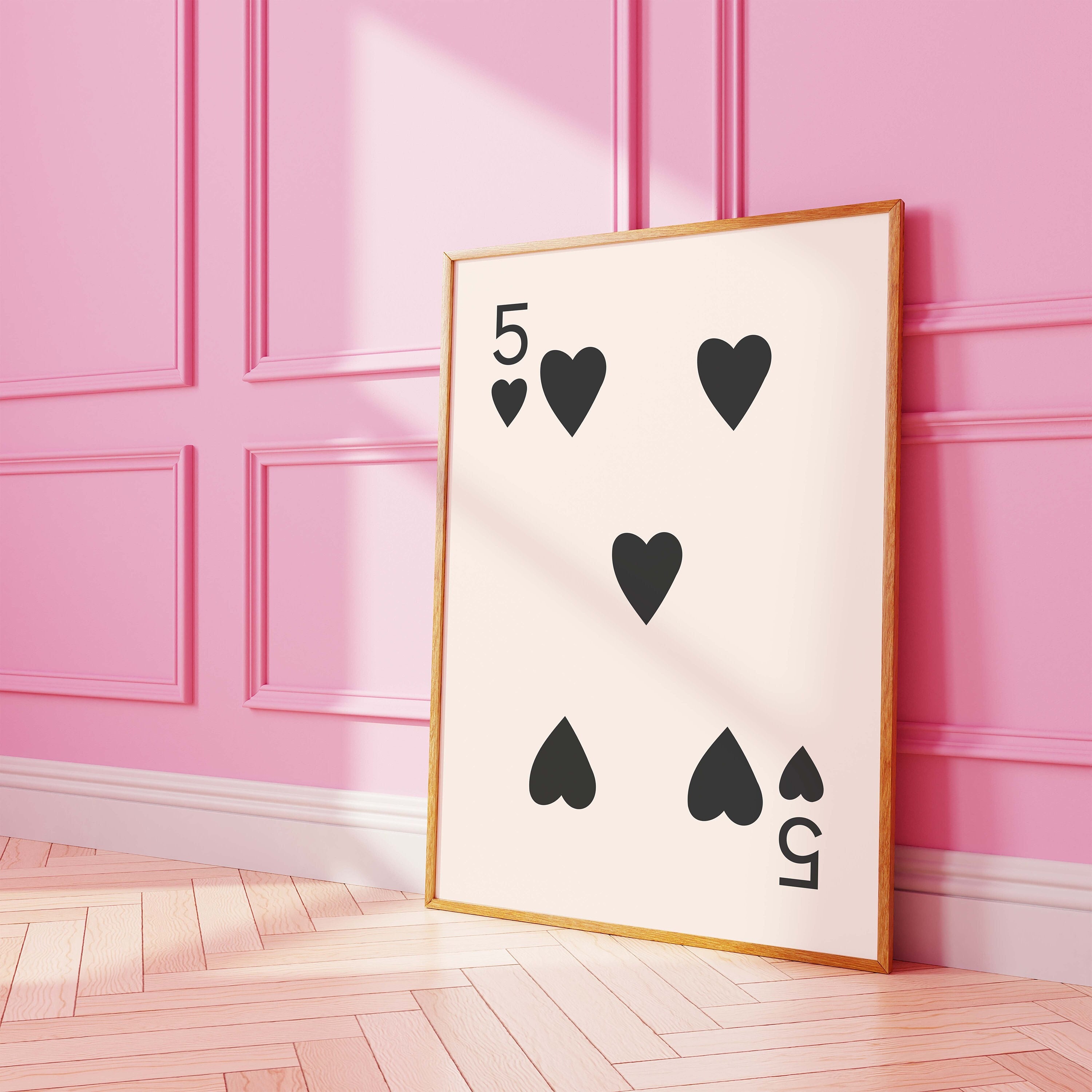 5 of Hearts Print - Image 2