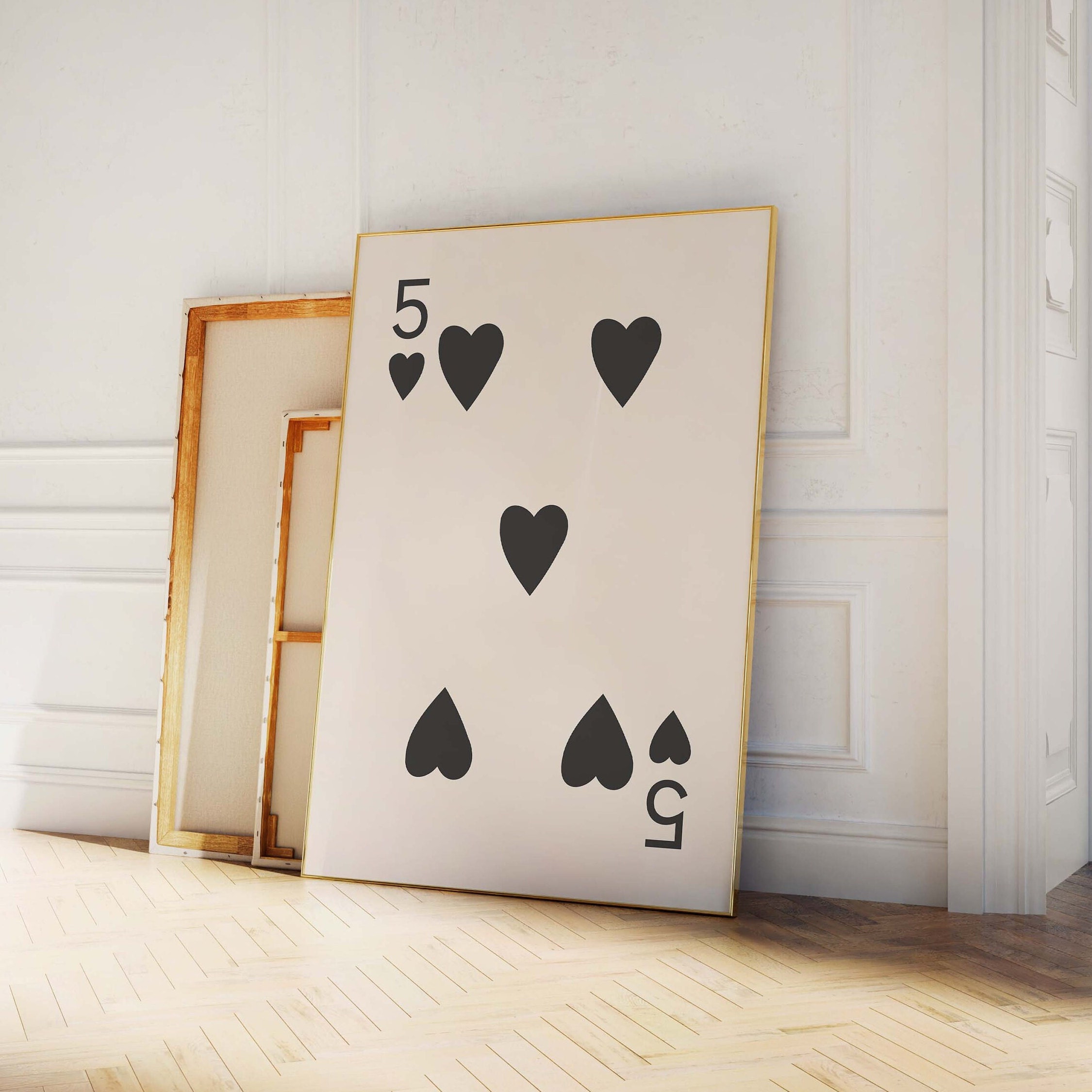 5 of Hearts Print - Image 3