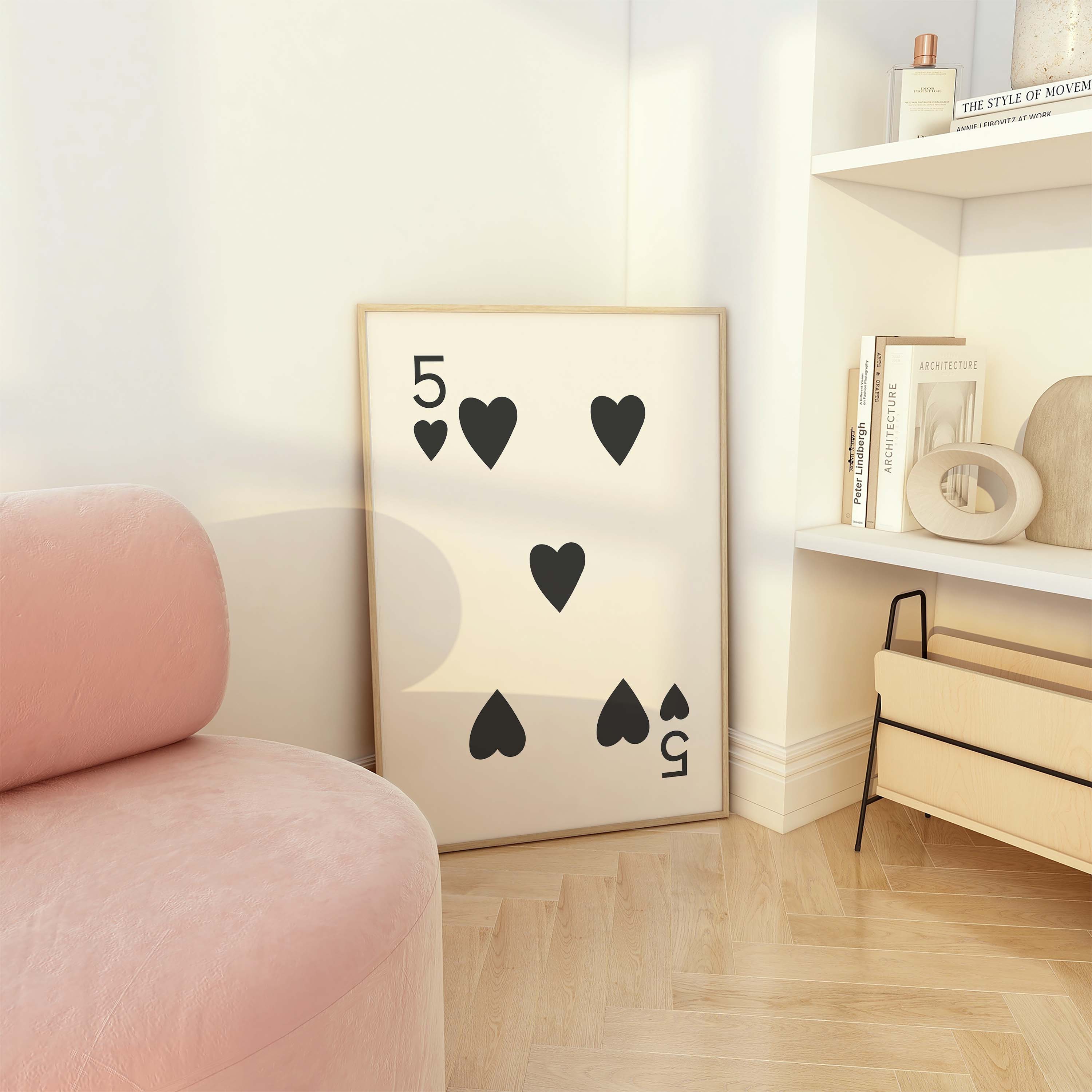 5 of Hearts Print - Image 5