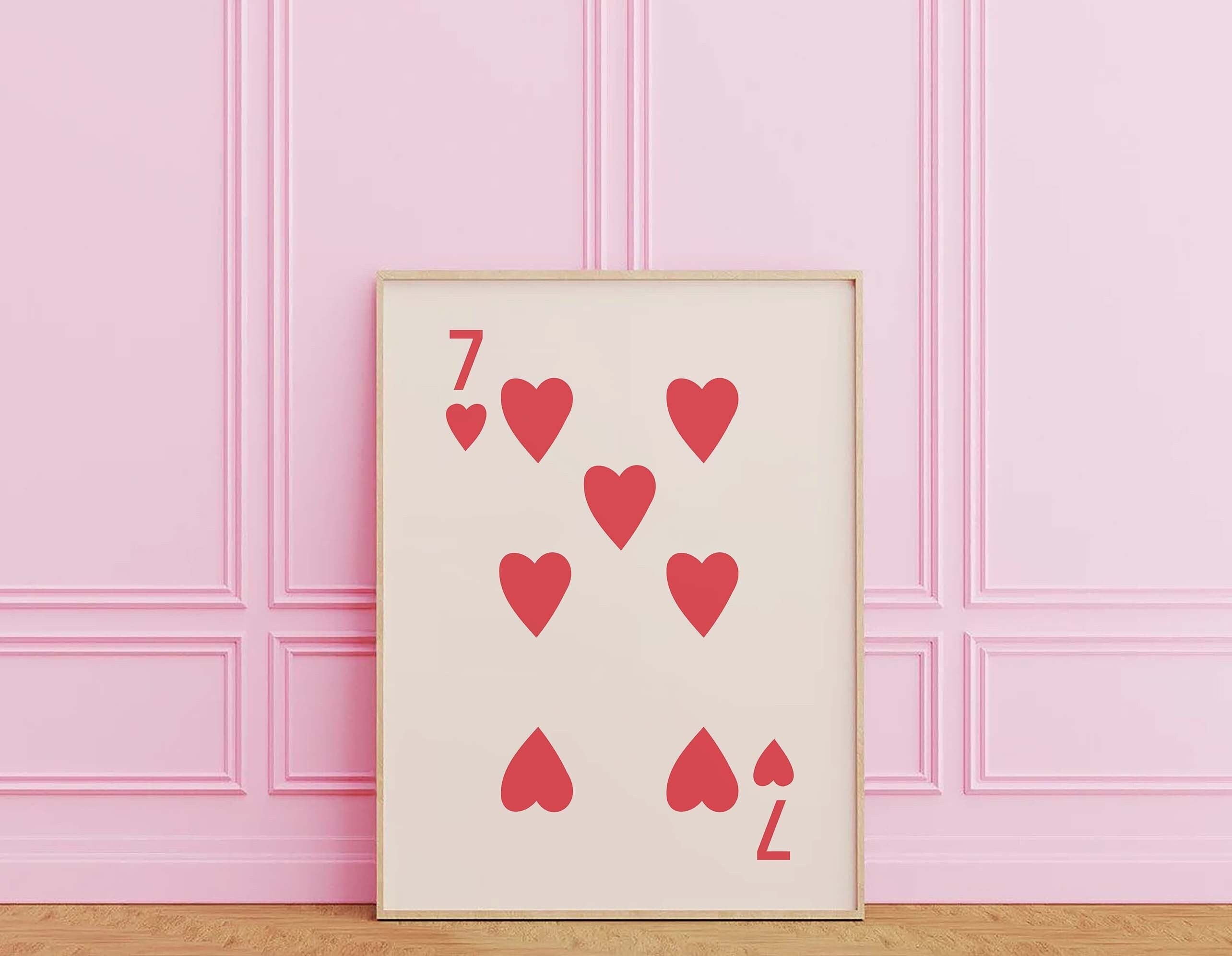 7 of Hearts Print