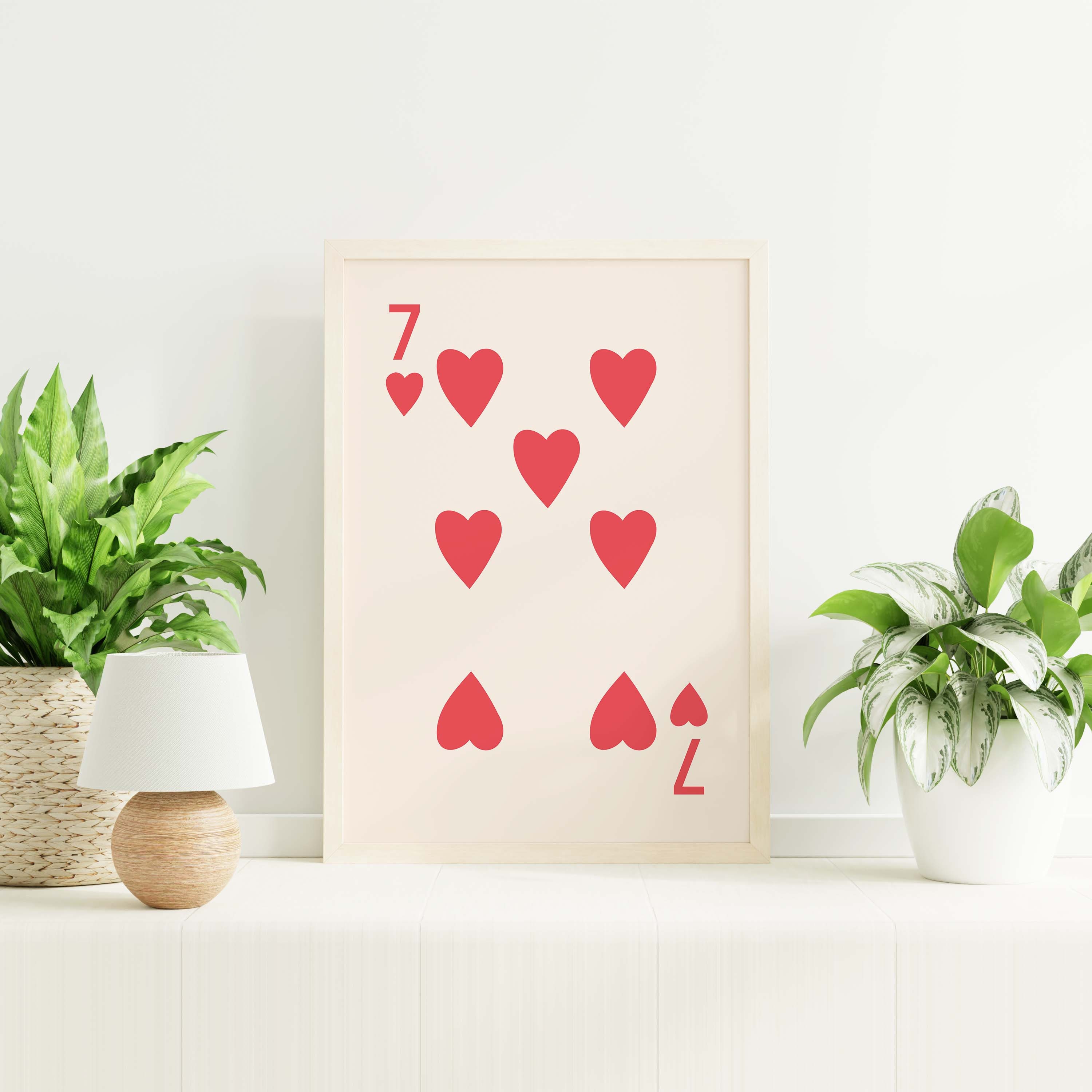 7 of Hearts Print - Image 3