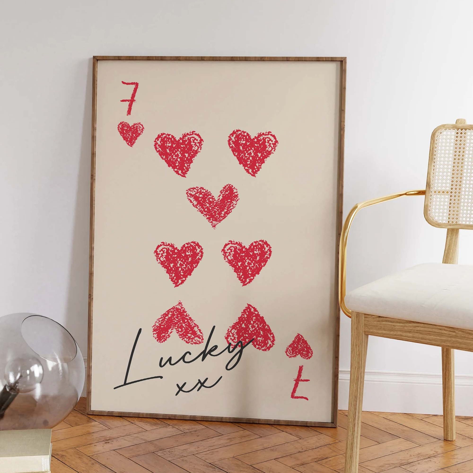 7 of Hearts Print - Image 5