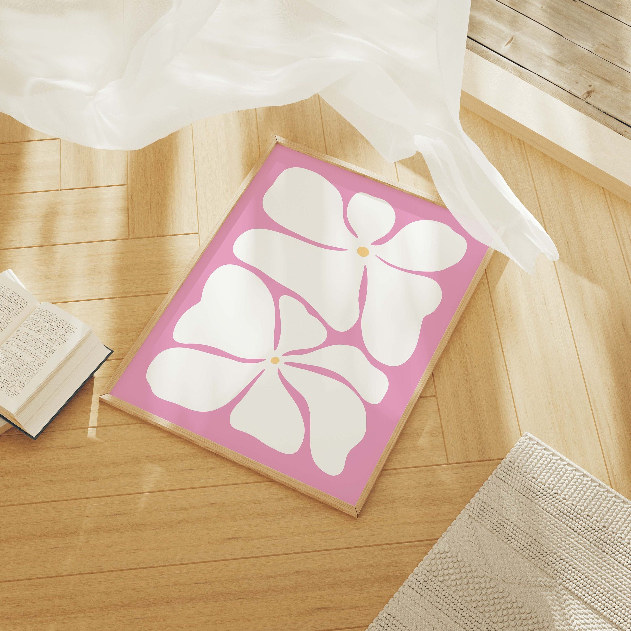 Abstract Floral Print - Image 2