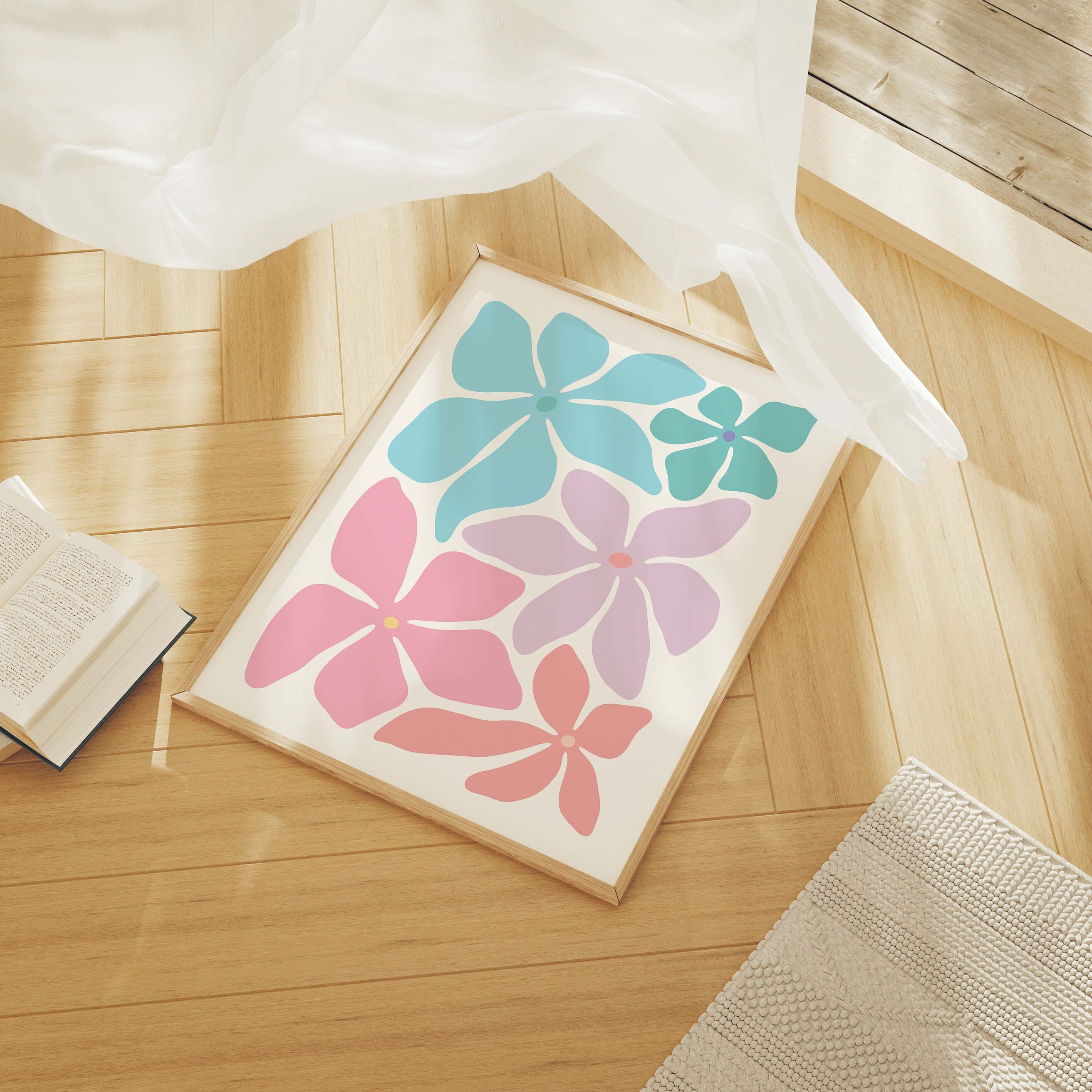 Abstract Floral Print - Image 3
