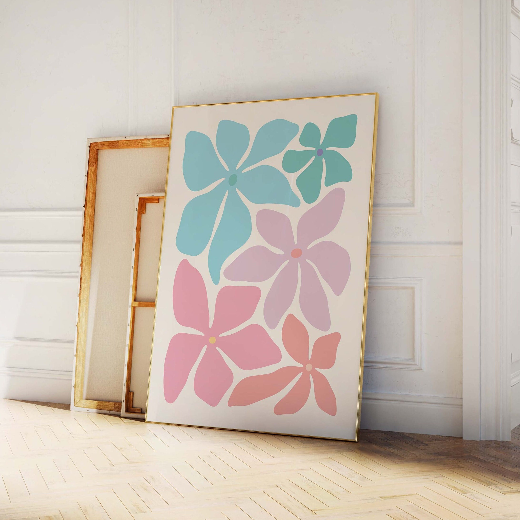 Abstract Floral Print - Image 4